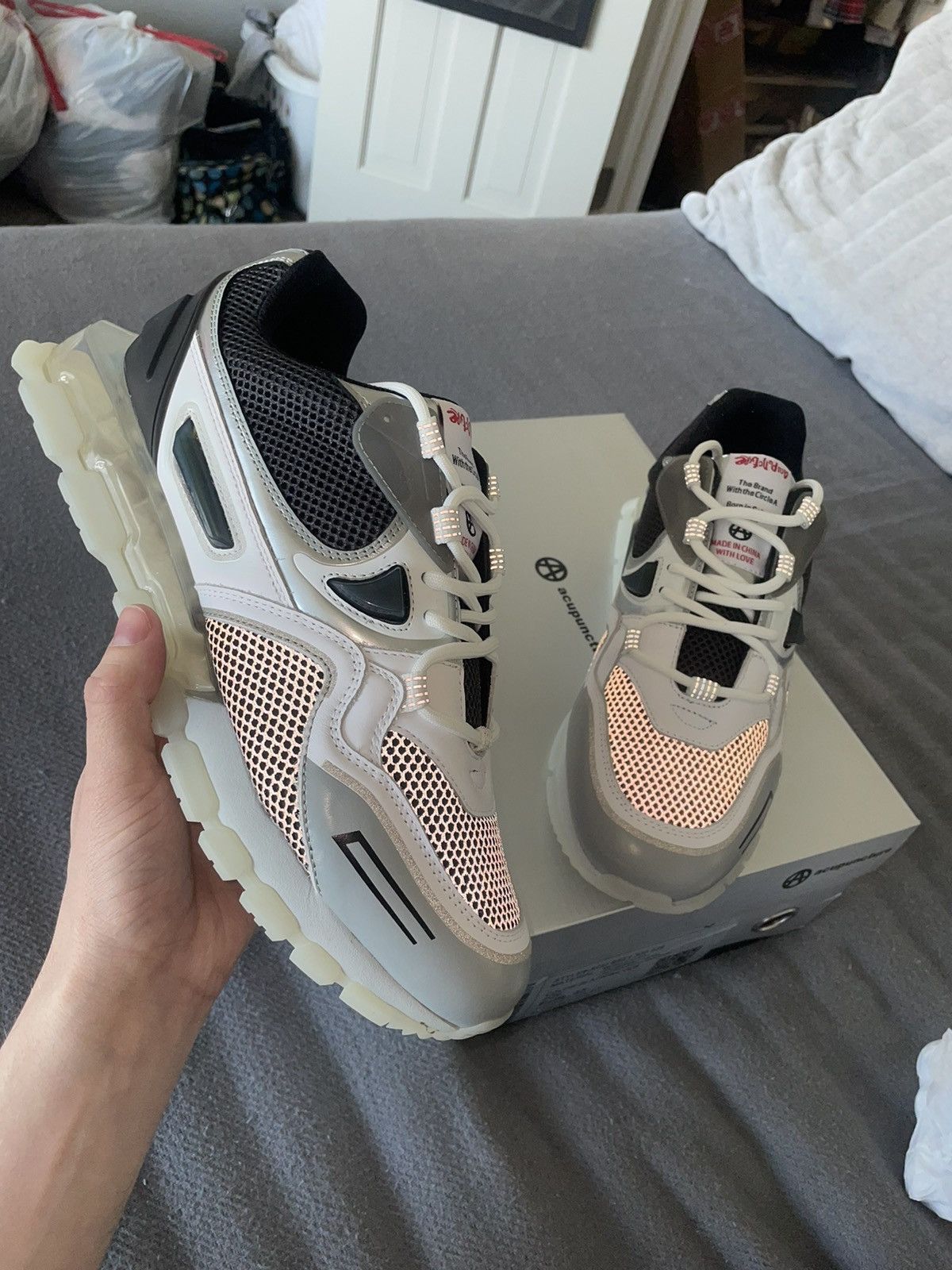 Acupuncture REFLECTiVE ACUPUNCTURE LOLA RUNNER SNEAKERS Size US 9.5 / EU 42-43 - 6 Thumbnail