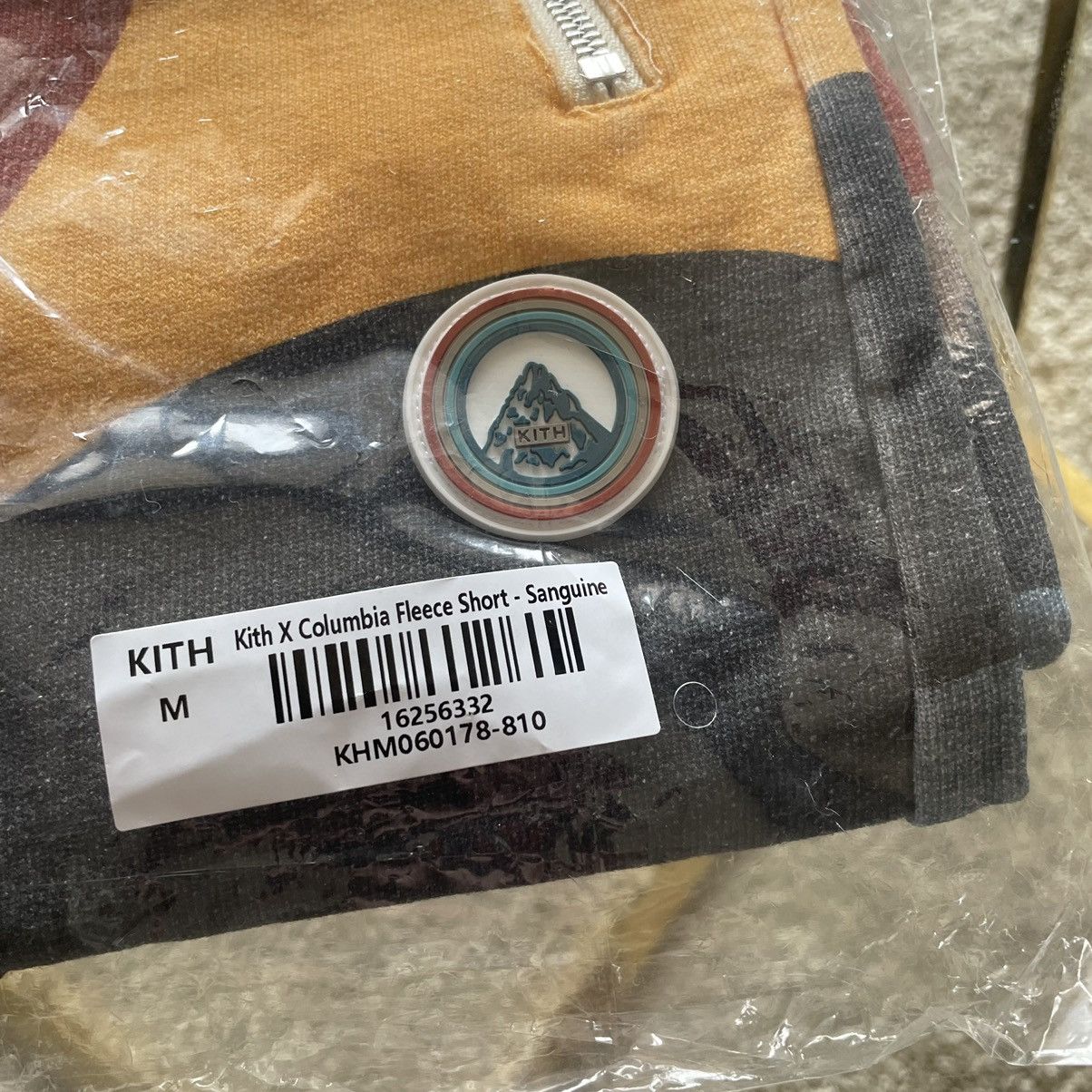 Columbia × Kith 2022 Sonora Desert Sanguine Cotton Fleece Shorts Sweatshorts Size US 32 / EU 48 - 7 Thumbnail