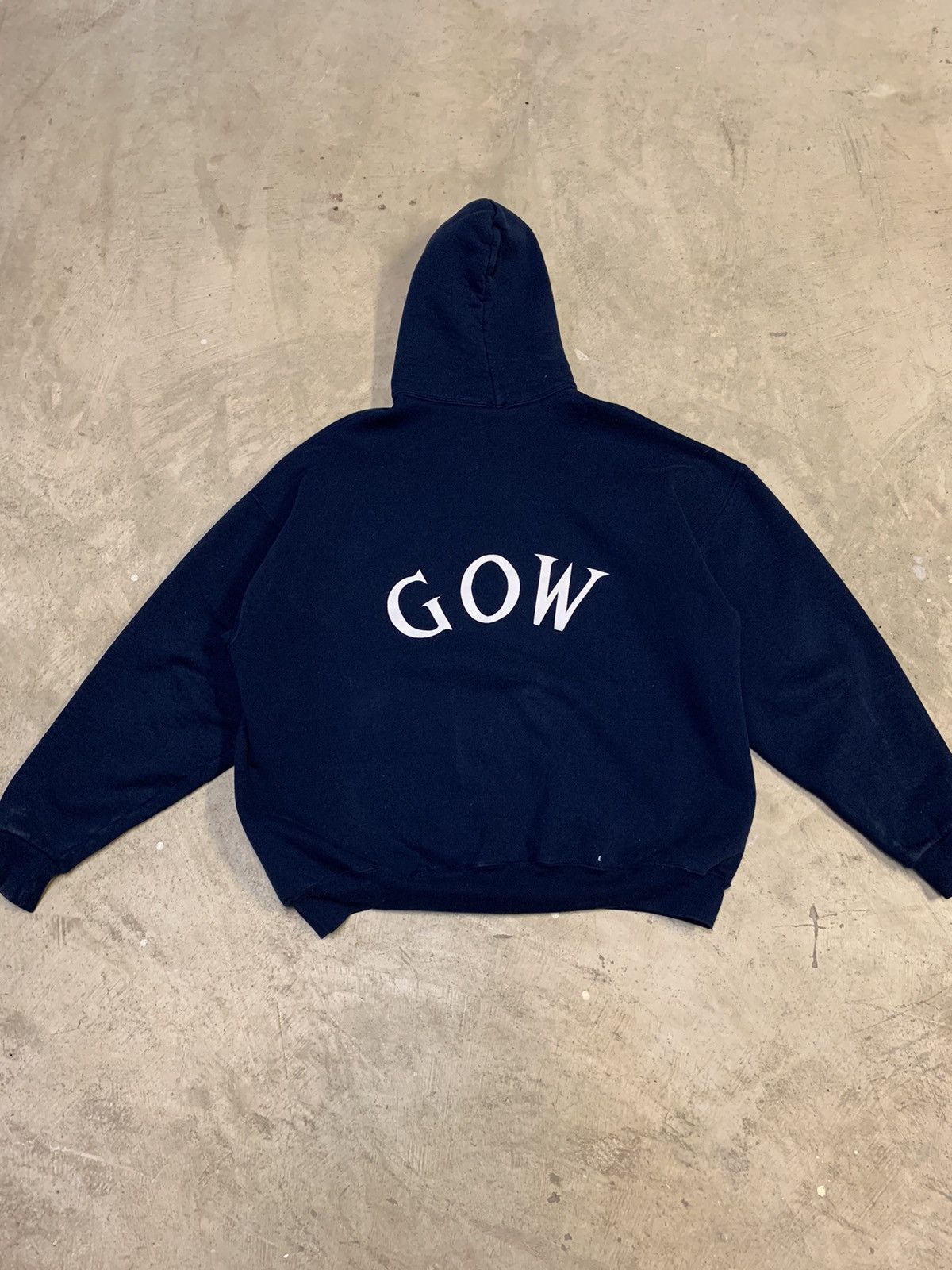 Russell Athletic × Vintage Vintage x 90’s Russell Athletic G O W Hoodie Size US XL / EU 56 / 4 - 4 Thumbnail
