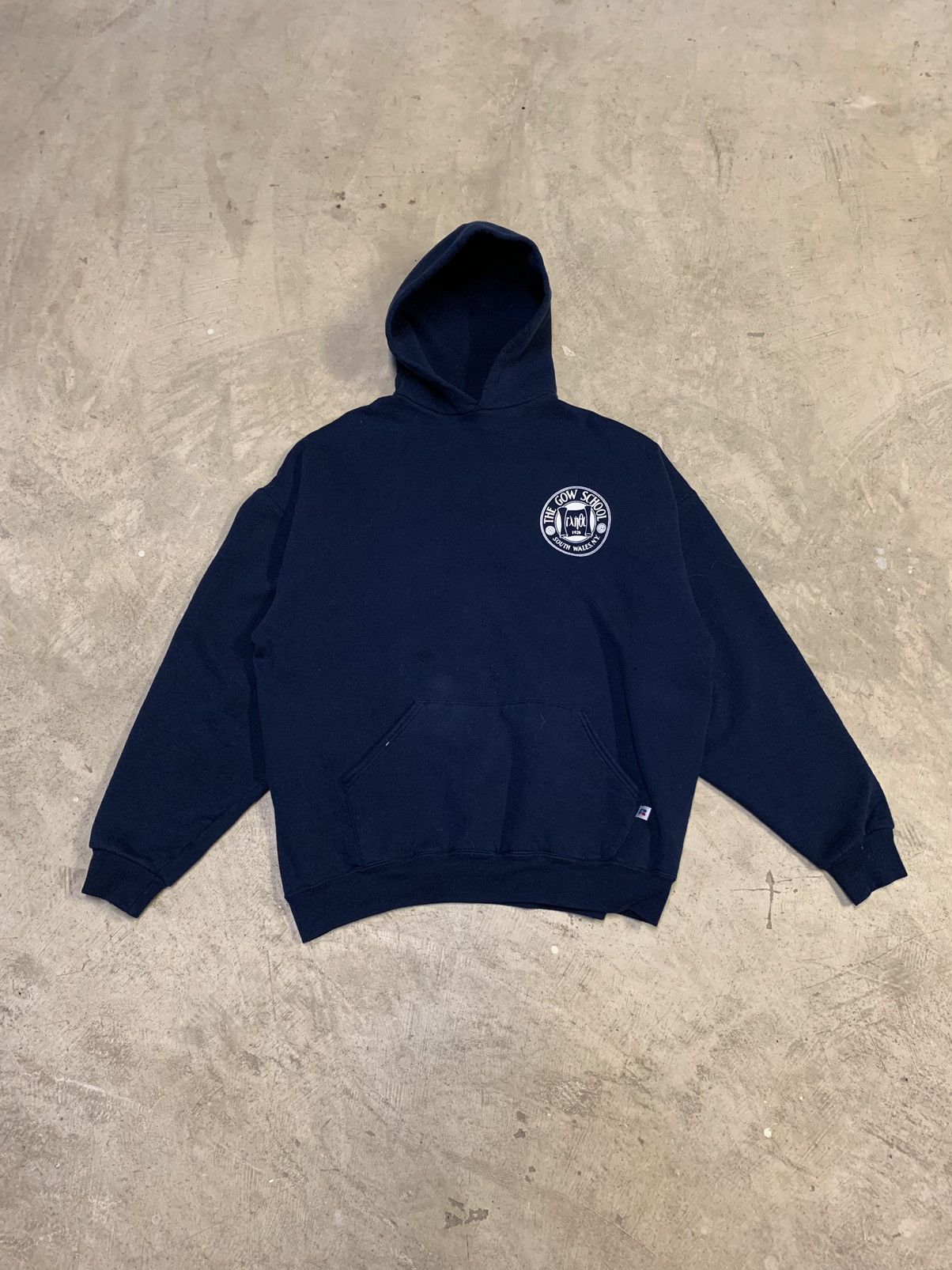 Russell Athletic × Vintage Vintage x 90’s Russell Athletic G O W Hoodie Size US XL / EU 56 / 4 - 1 Thumbnail