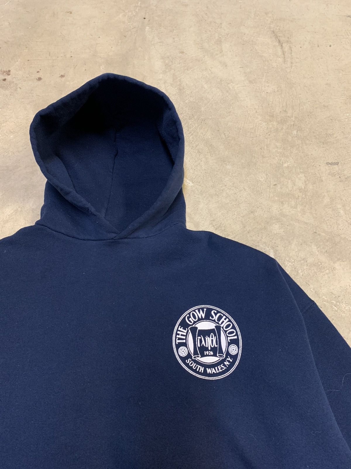 Russell Athletic × Vintage Vintage x 90’s Russell Athletic G O W Hoodie Size US XL / EU 56 / 4 - 2 Thumbnail