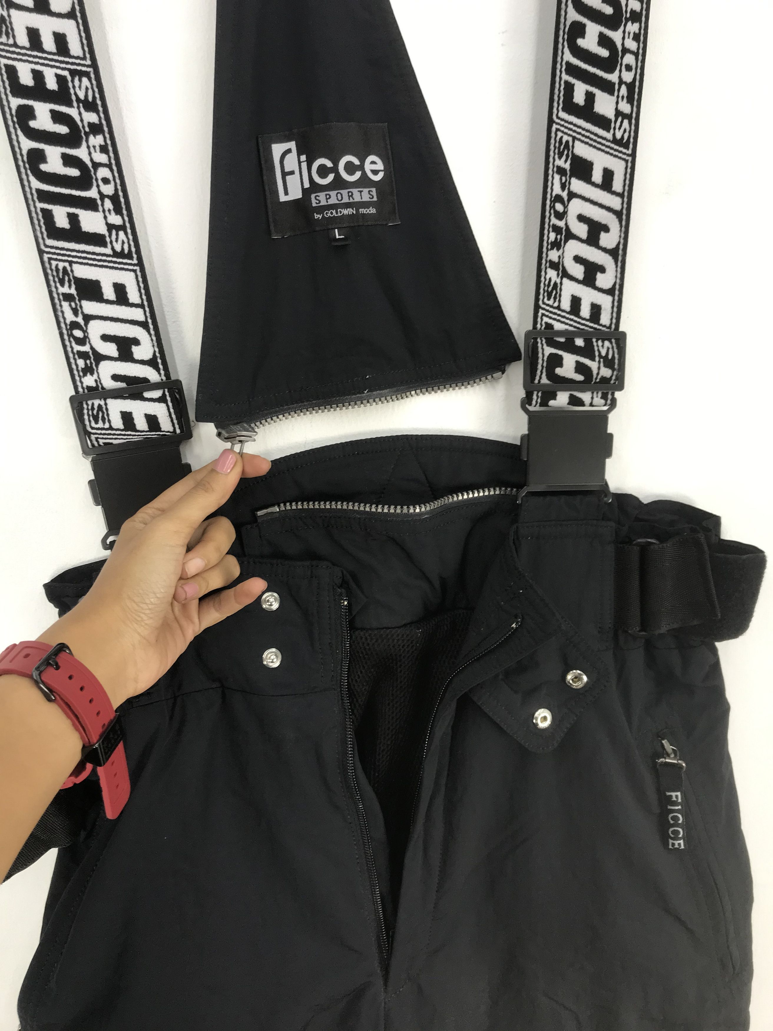 Japanese Brand × Vintage Goldwin Ski Suit Ficce Overall Jumpsuit Goldwin Ski Overall Size US 32 / EU 48 - 8 Thumbnail