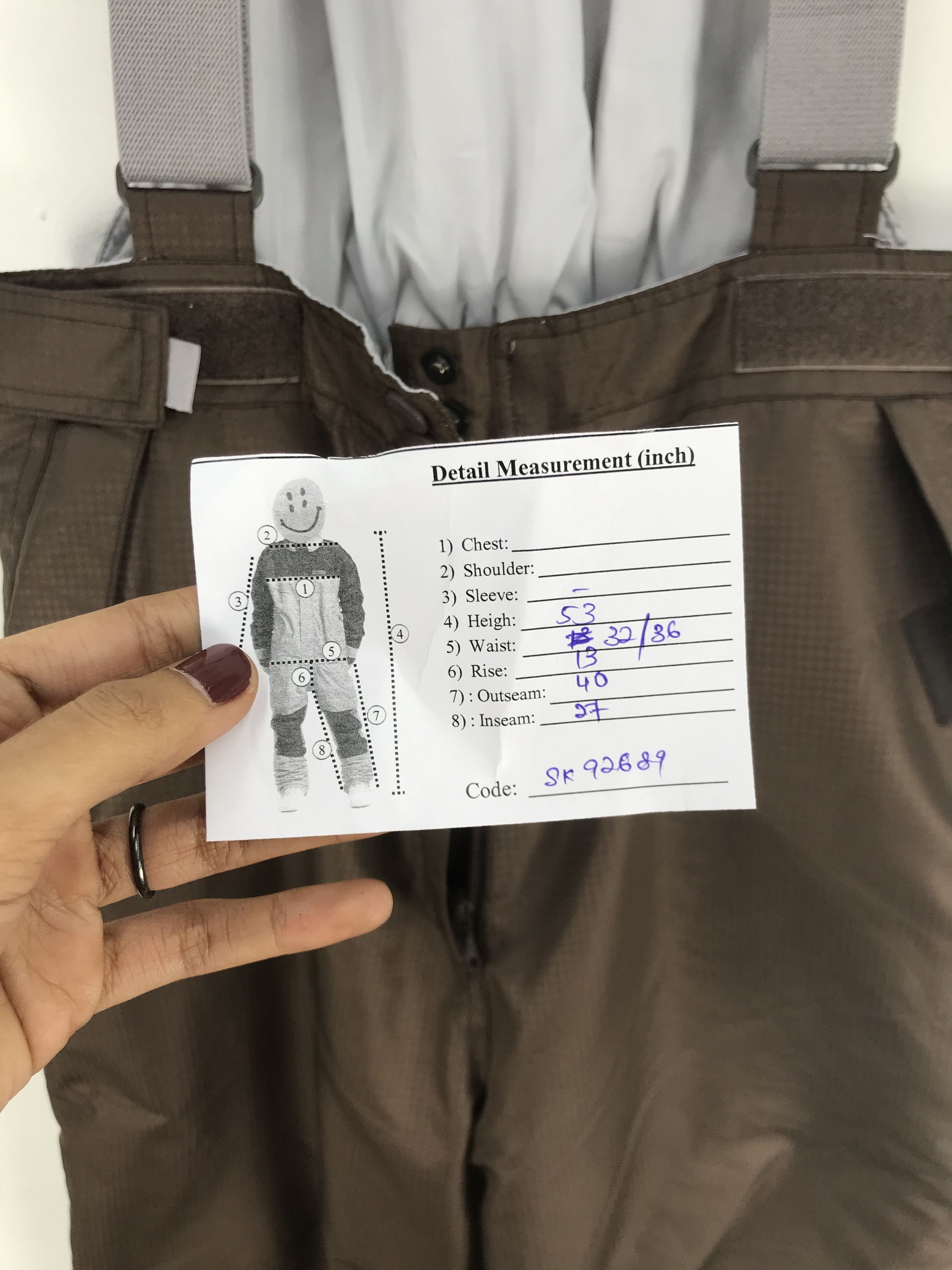 Japanese Brand × Vintage Country House Jumpsuit Ski Country House Ski Overall Pants Size US 34 / EU 50 - 15 Thumbnail