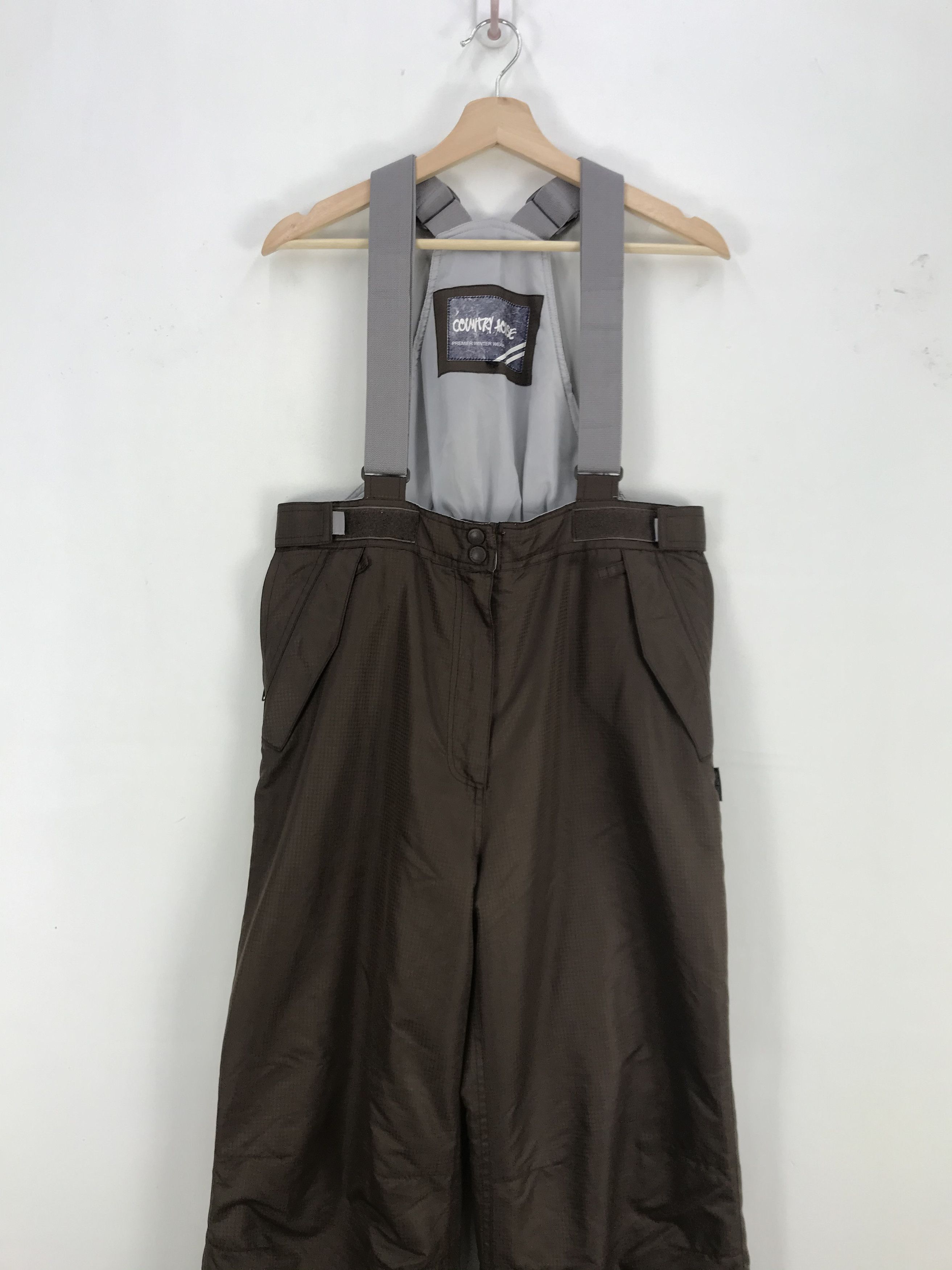 Japanese Brand × Vintage Country House Jumpsuit Ski Country House Ski Overall Pants Size US 34 / EU 50 - 3 Thumbnail