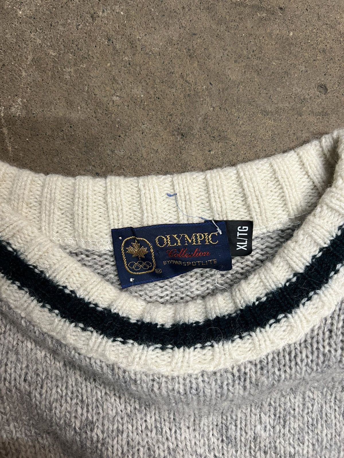 Adidas × USA Olympics × Vintage Vintage 90's Adidas Olympics Knit Sweater Size US XL / EU 56 / 4 - 4 Thumbnail
