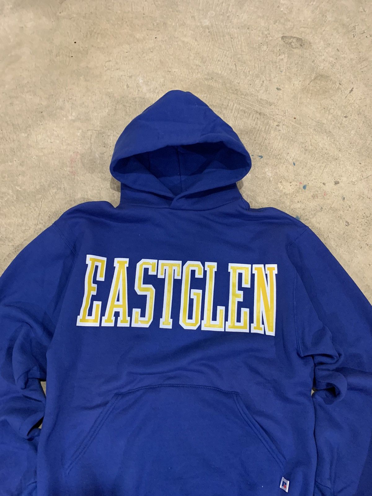 Russell Athletic × Vintage Vintage 90s Made in USA Russell Athletic EastGlen Hoodie Size US M / EU 48-50 / 2 - 2 Thumbnail