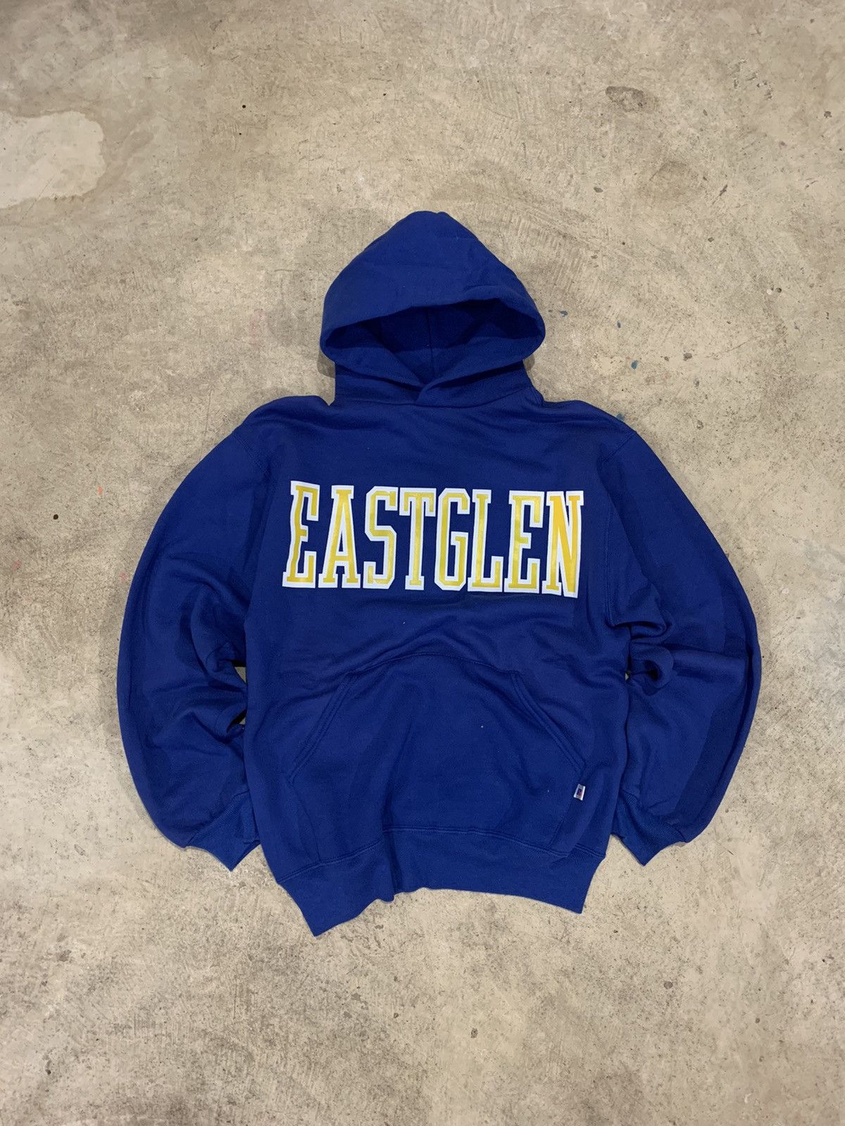 Russell Athletic × Vintage Vintage 90s Made in USA Russell Athletic EastGlen Hoodie Size US M / EU 48-50 / 2 - 1 Thumbnail