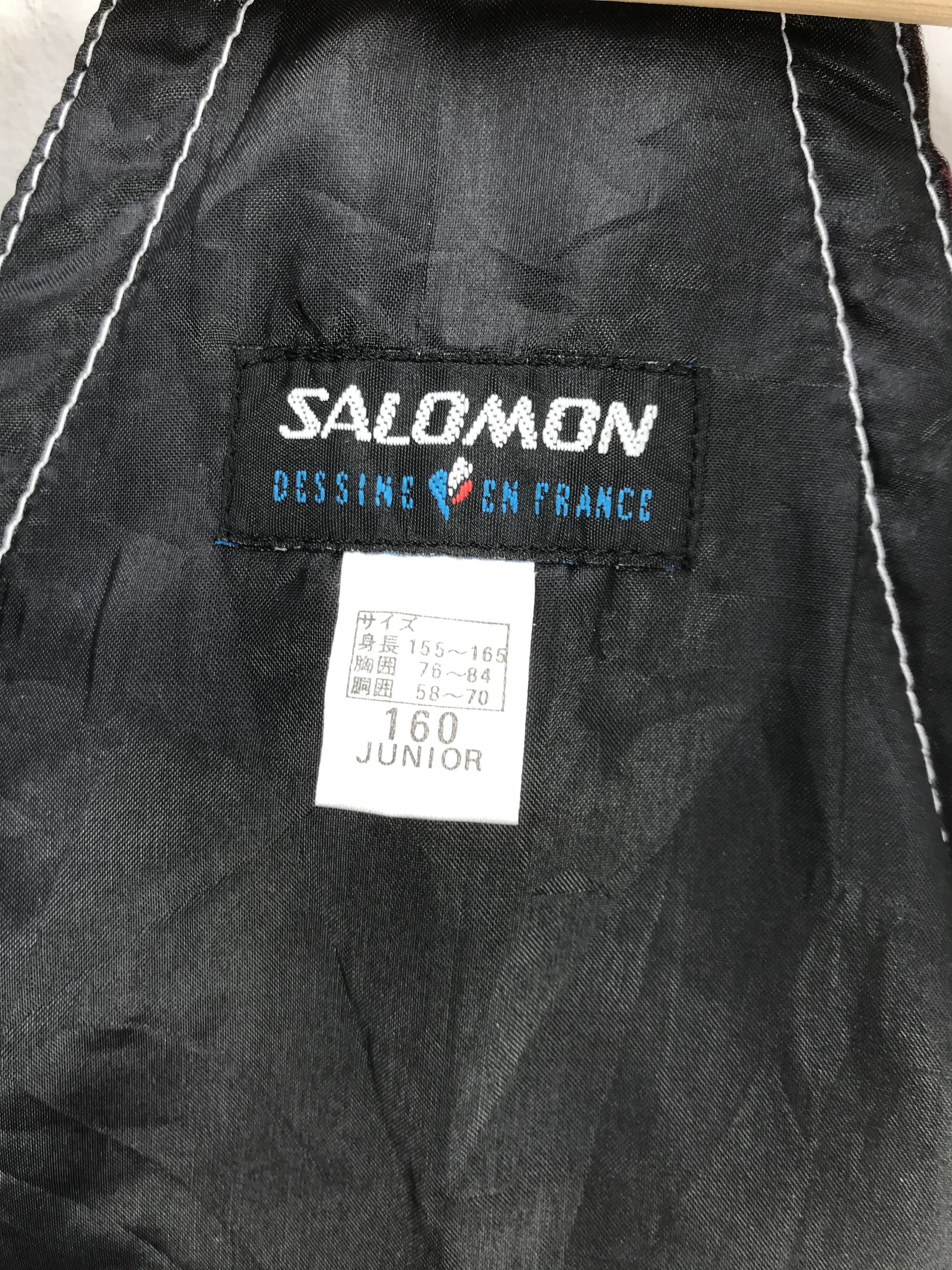 Salomon × Vintage Vintage Salomon Ski Overall Jumpsuit Salomon Ski Snowboards Size US 30 / EU 46 - 9 Thumbnail