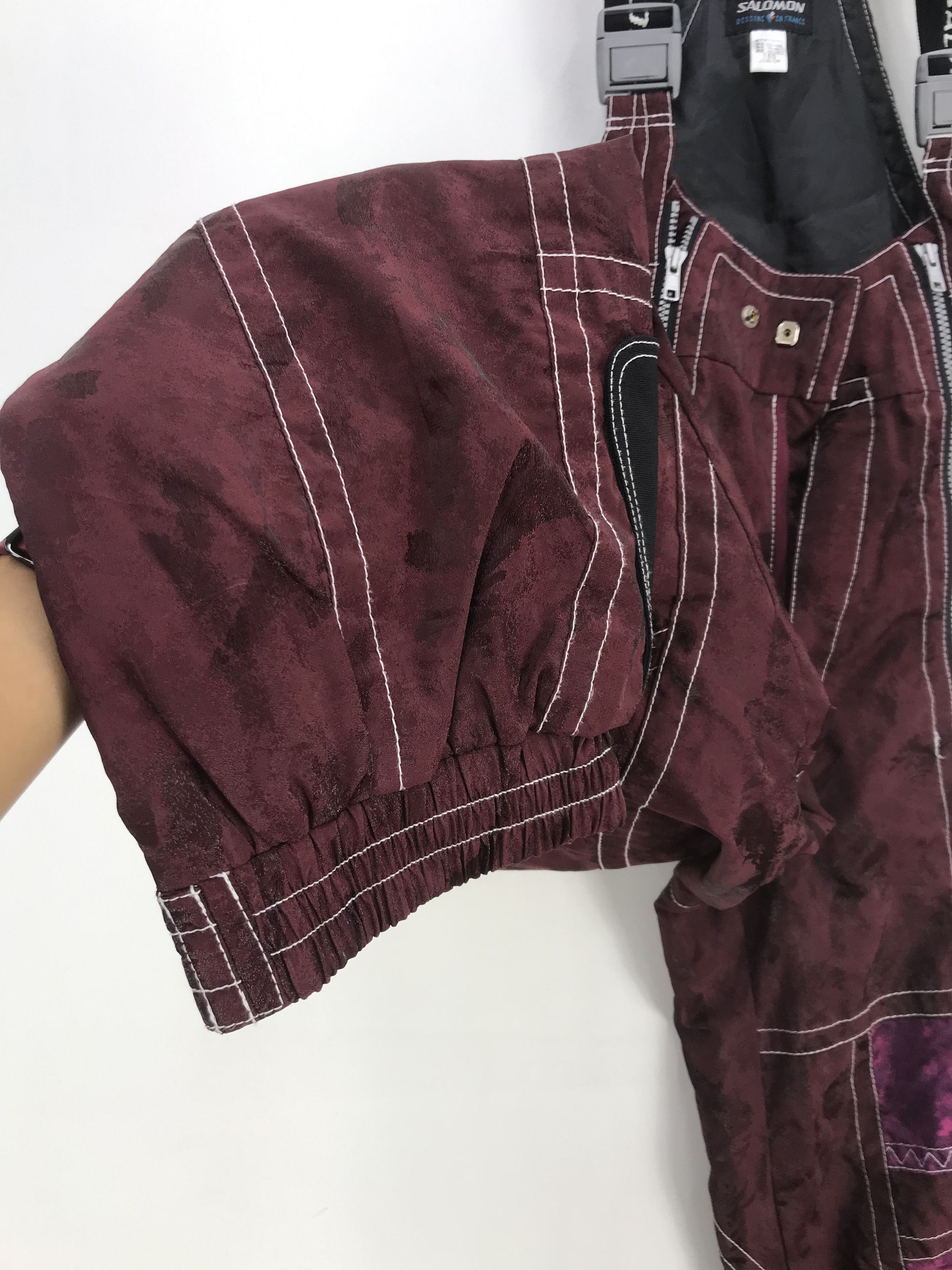 Salomon × Vintage Vintage Salomon Ski Overall Jumpsuit Salomon Ski Snowboards Size US 30 / EU 46 - 10 Thumbnail