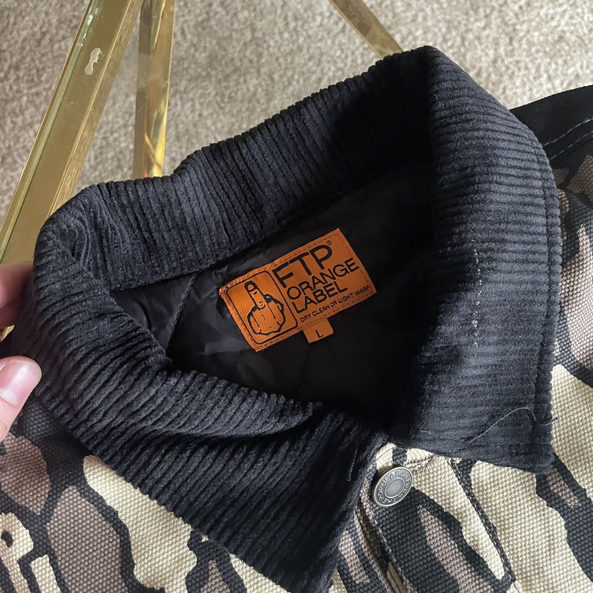 Fuck The Population FTP TREEBARK CAMO SHOOTiNG RANGE JACKET WORK CHORE COAT Size US L / EU 52-54 / 3 - 2 Thumbnail