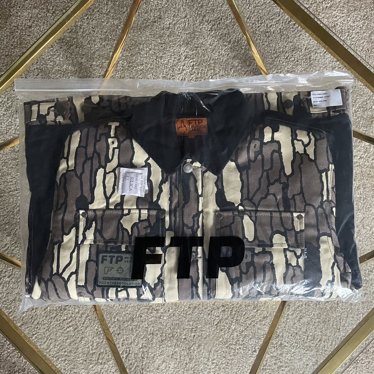 FTP TREEBARK CAMO SHOOTiNG RANGE JACKET WORK CHORE COAT