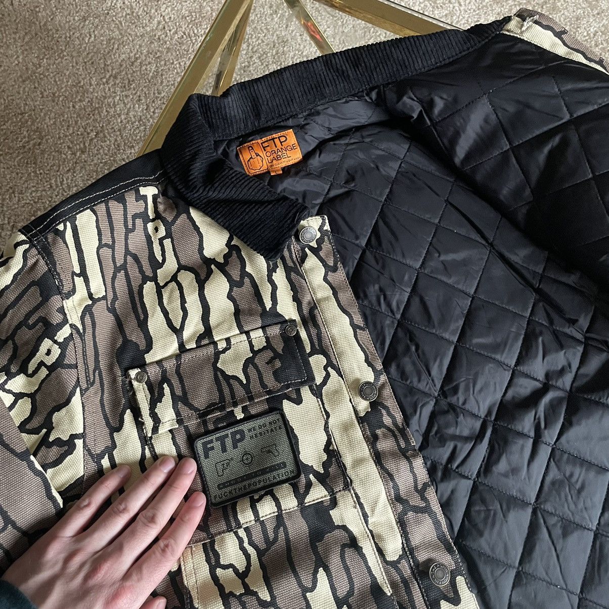 Fuck The Population FTP TREEBARK CAMO SHOOTiNG RANGE JACKET WORK CHORE COAT Size US L / EU 52-54 / 3 - 3 Thumbnail