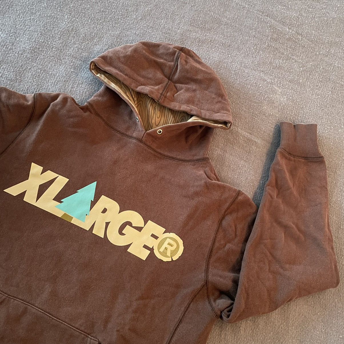 Vintage OG Y2K X-LARGE TREE RiNG LOGO HOODiE SWEATSHiRT LRG OUTDOOR Size US M / EU 48-50 / 2 - 2 Thumbnail