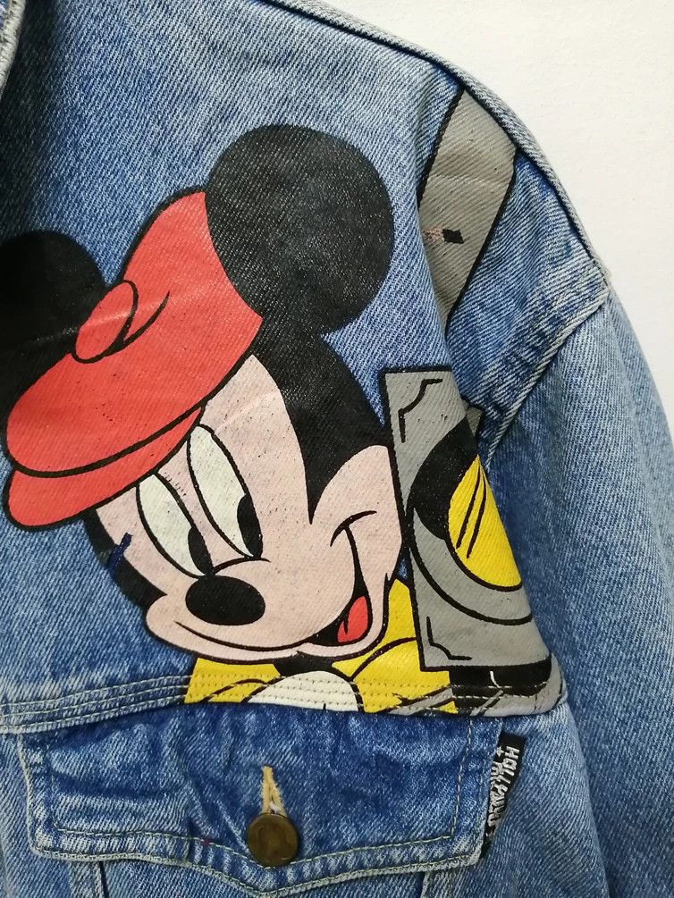 Vintage Vintage HOLLYWOOD MICKEY Walt Disney Denim Jacket Size US M / EU 48-50 / 2 - 3 Thumbnail