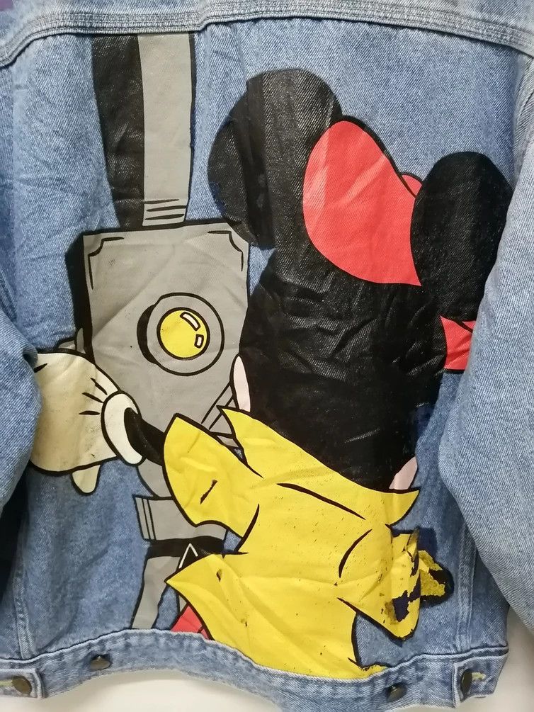 Vintage Vintage HOLLYWOOD MICKEY Walt Disney Denim Jacket Size US M / EU 48-50 / 2 - 9 Thumbnail
