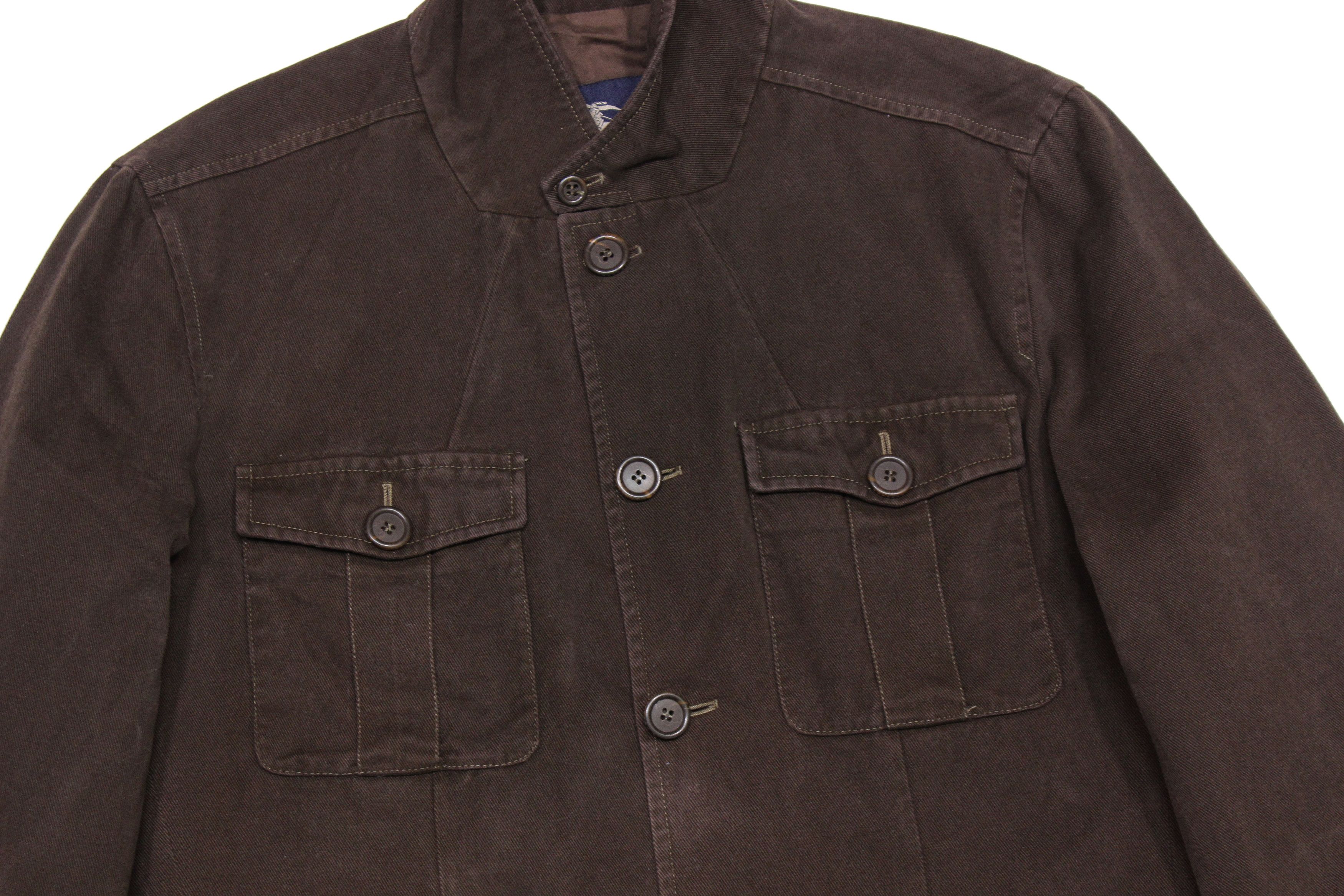 Burberry 00S Logo 4-Pockets Work Jacket Vintage Size US L / EU 52-54 / 3 - 4 Thumbnail
