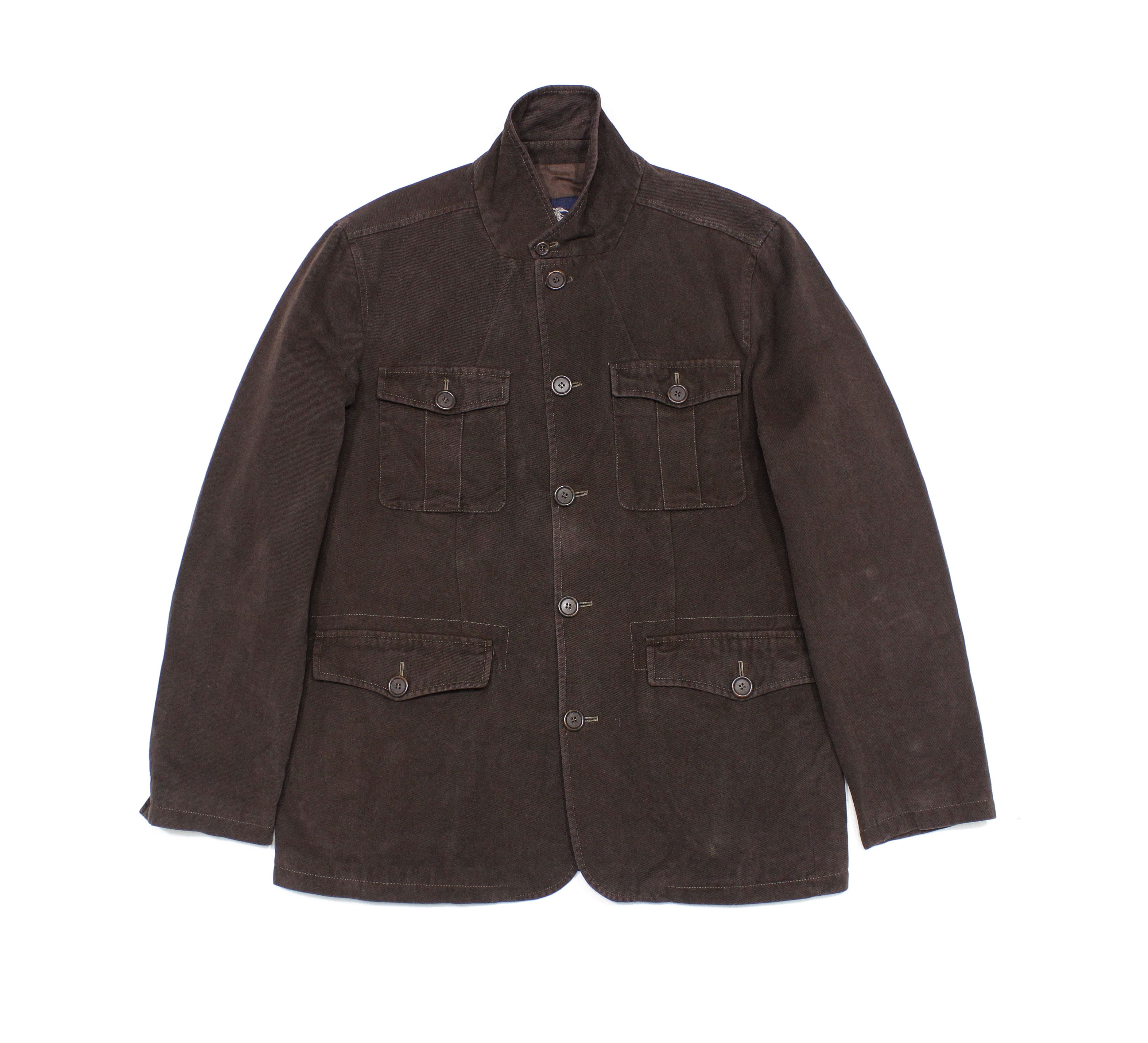 Burberry 00S Logo 4-Pockets Work Jacket Vintage Size US L / EU 52-54 / 3 - 1 Thumbnail