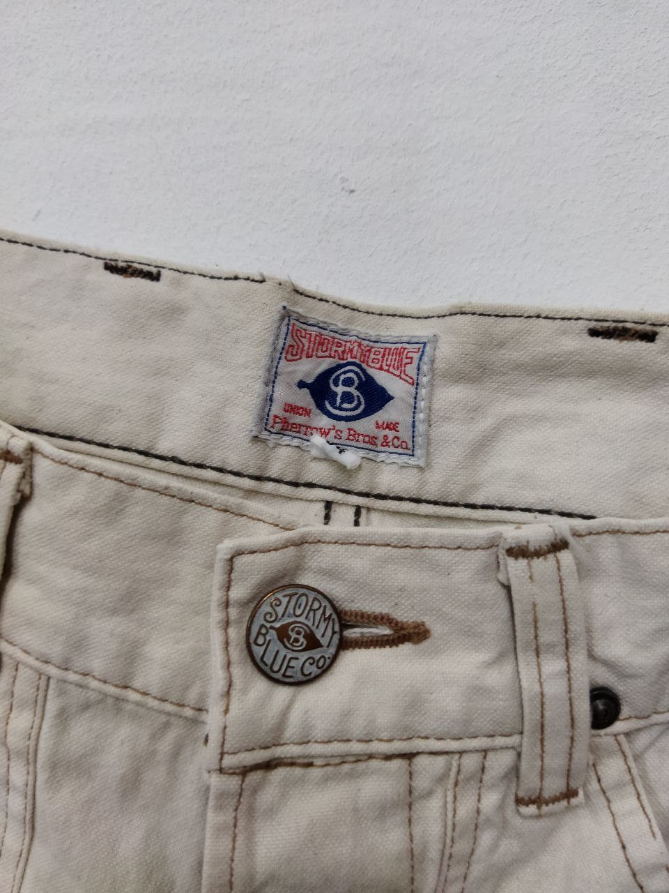 Pherrow's STORMYBLUE by PHERROW'S Double Knee Worker Jeans Size US 34 / EU 50 - 10 Thumbnail