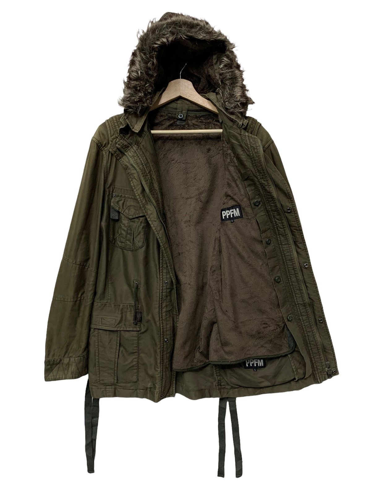 Japanese Brand × PPFM 🔥PPFM PARACHUTE MINK FUR PARKA JACKETS Size US L / EU 52-54 / 3 - 1 Thumbnail