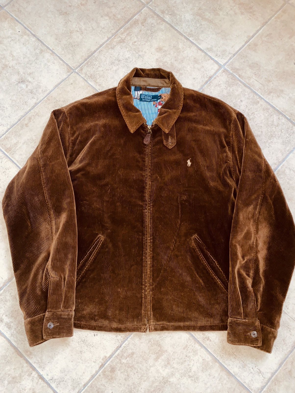 Palace × Polo Ralph Lauren 90s Polo Bear Corduroy Jacket Polo Sport Kith Size US L / EU 52-54 / 3 - 5 Thumbnail