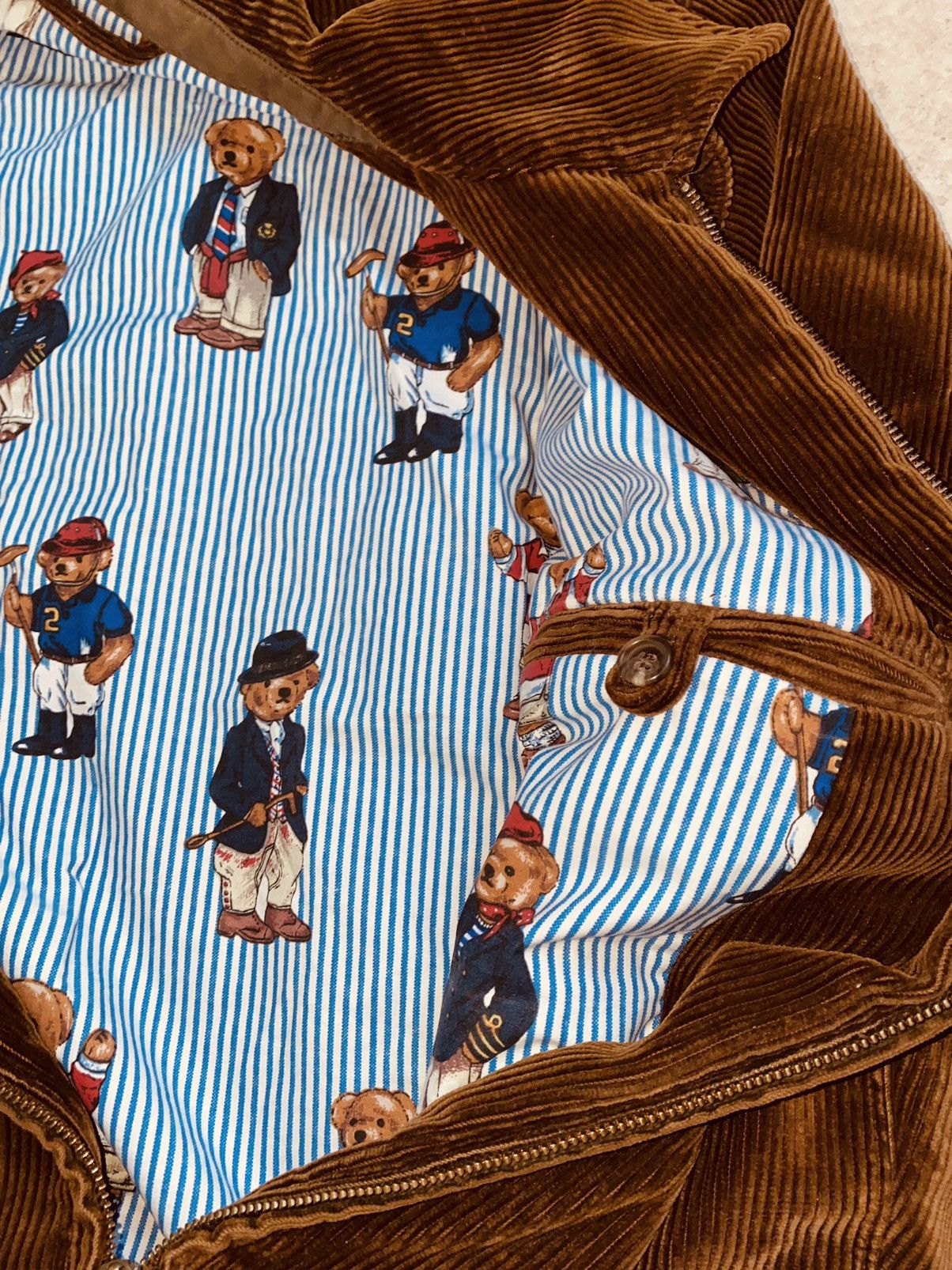 Palace × Polo Ralph Lauren 90s Polo Bear Corduroy Jacket Polo Sport Kith Size US L / EU 52-54 / 3 - 7 Thumbnail