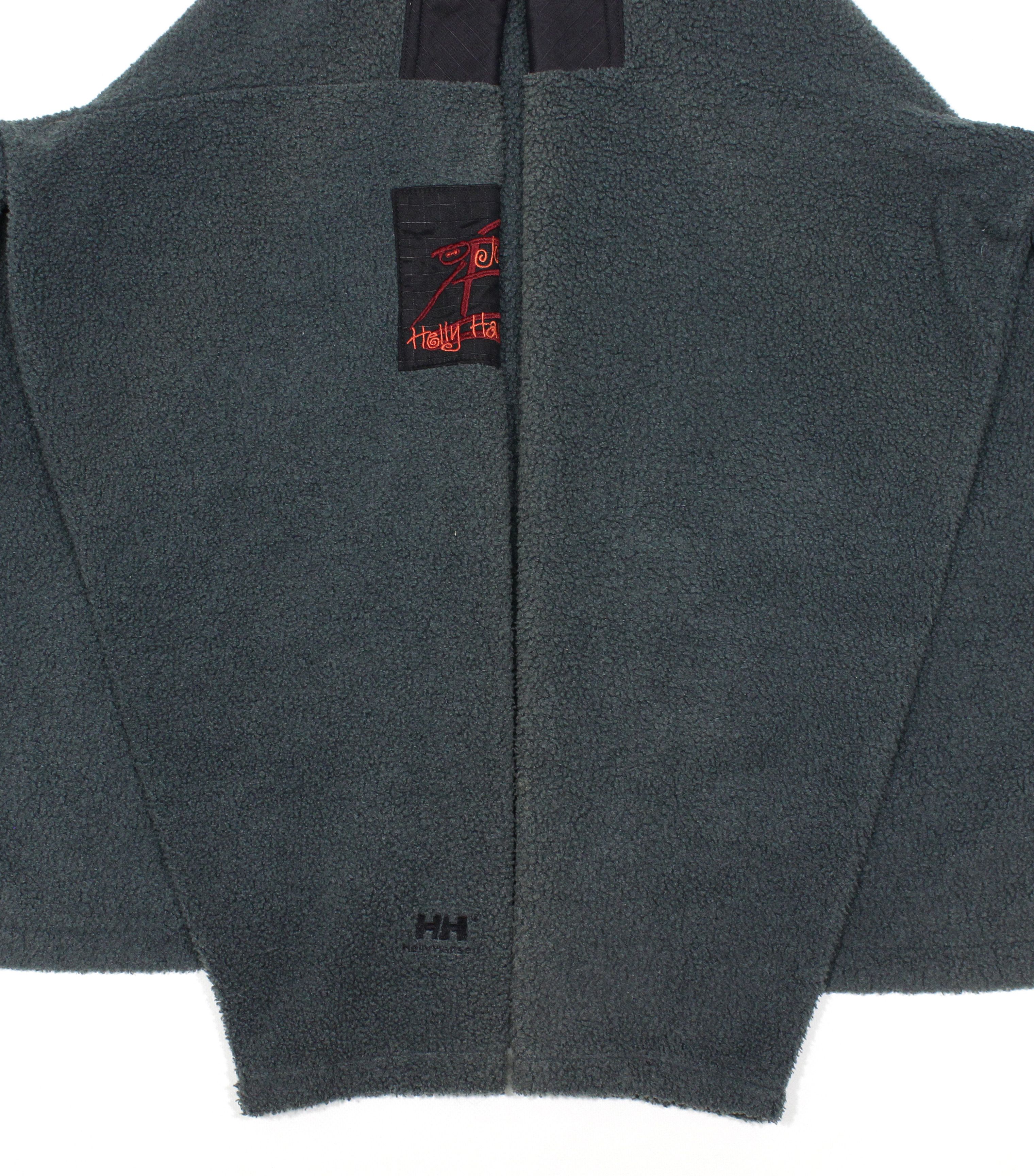Helly Hansen 90S Logo Pile Fleece Baggy Jacket Vintage Size US L / EU 52-54 / 3 - 6 Thumbnail