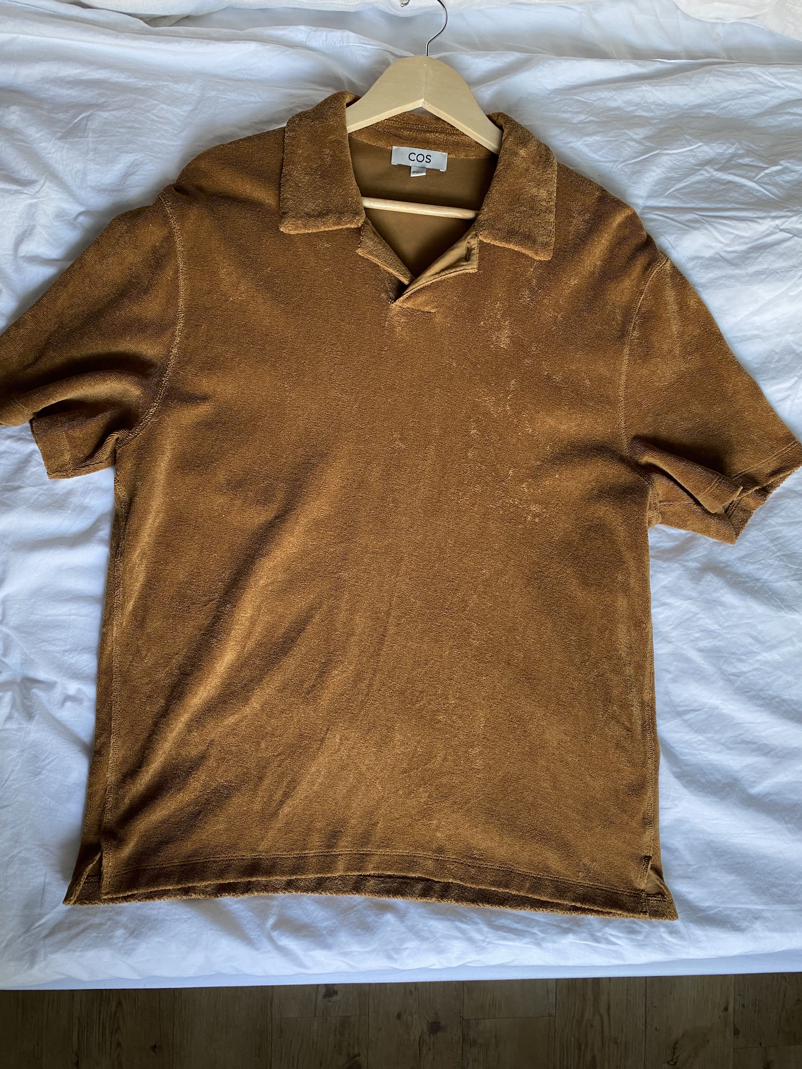 Cos Loose Polo T-Shirt Organic Cotton Frottee XL Size US XL / EU 56 / 4 - 2 Thumbnail