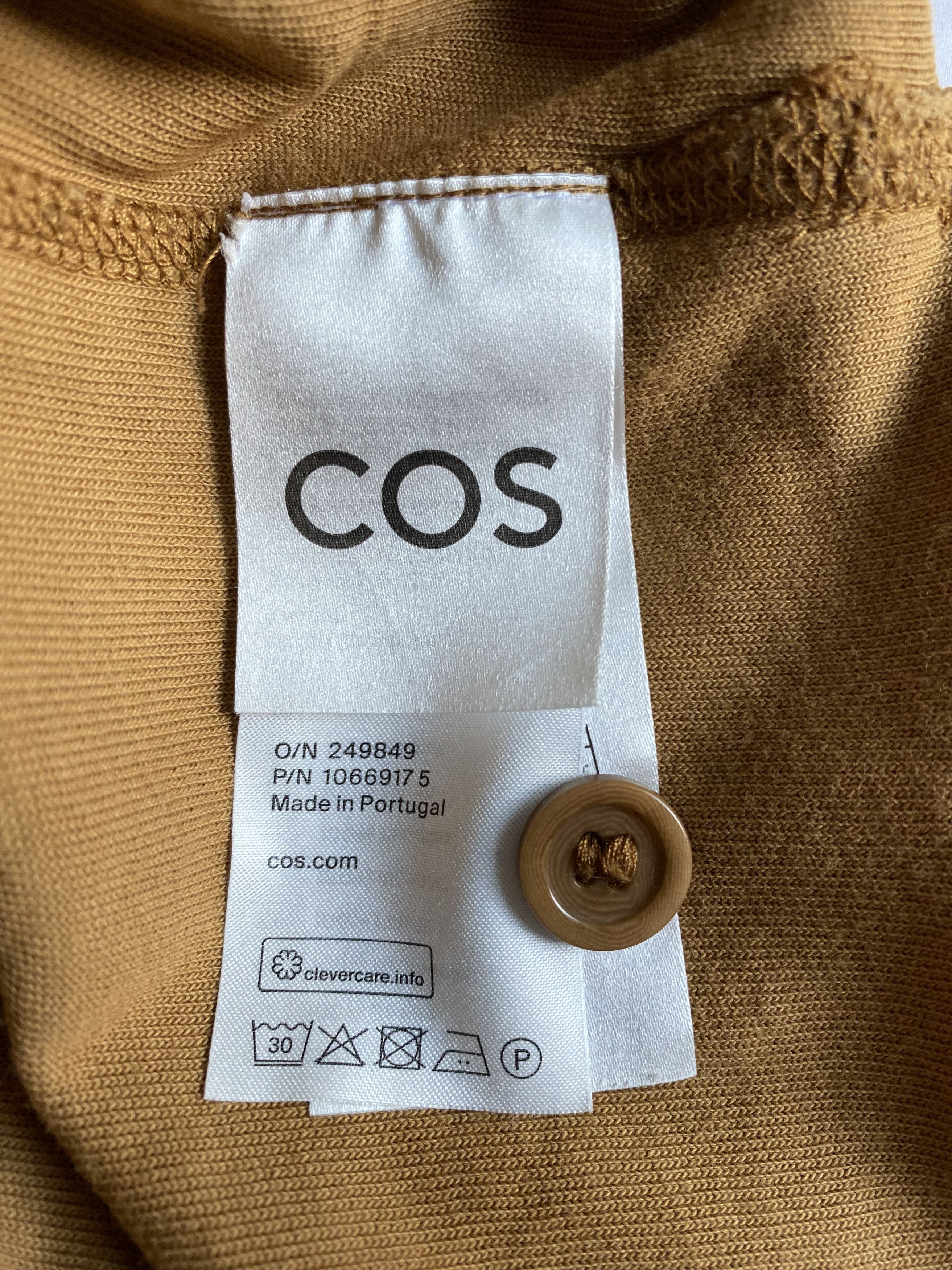 Cos Loose Polo T-Shirt Organic Cotton Frottee XL Size US XL / EU 56 / 4 - 5 Thumbnail