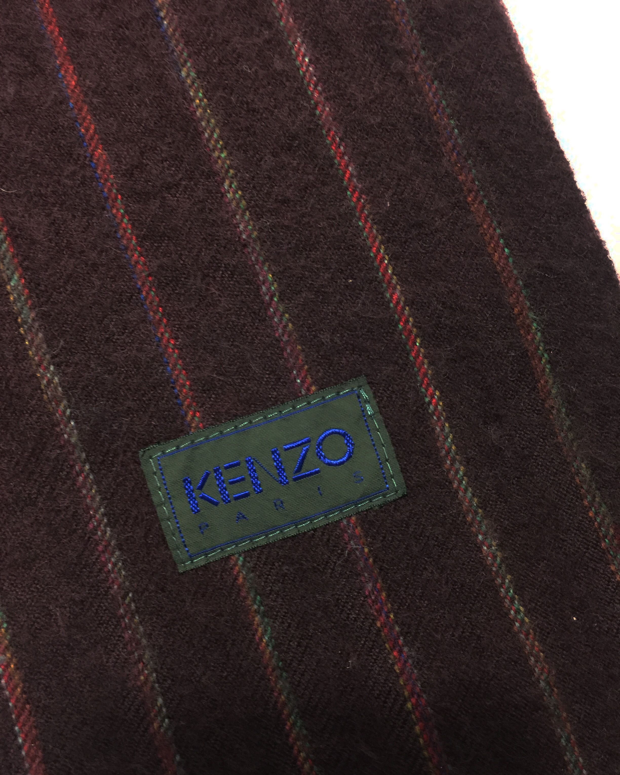 Kenzo Rare Kenzo Wool Muffler Scarf / Made in Japan Size ONE SIZE - 4 Thumbnail