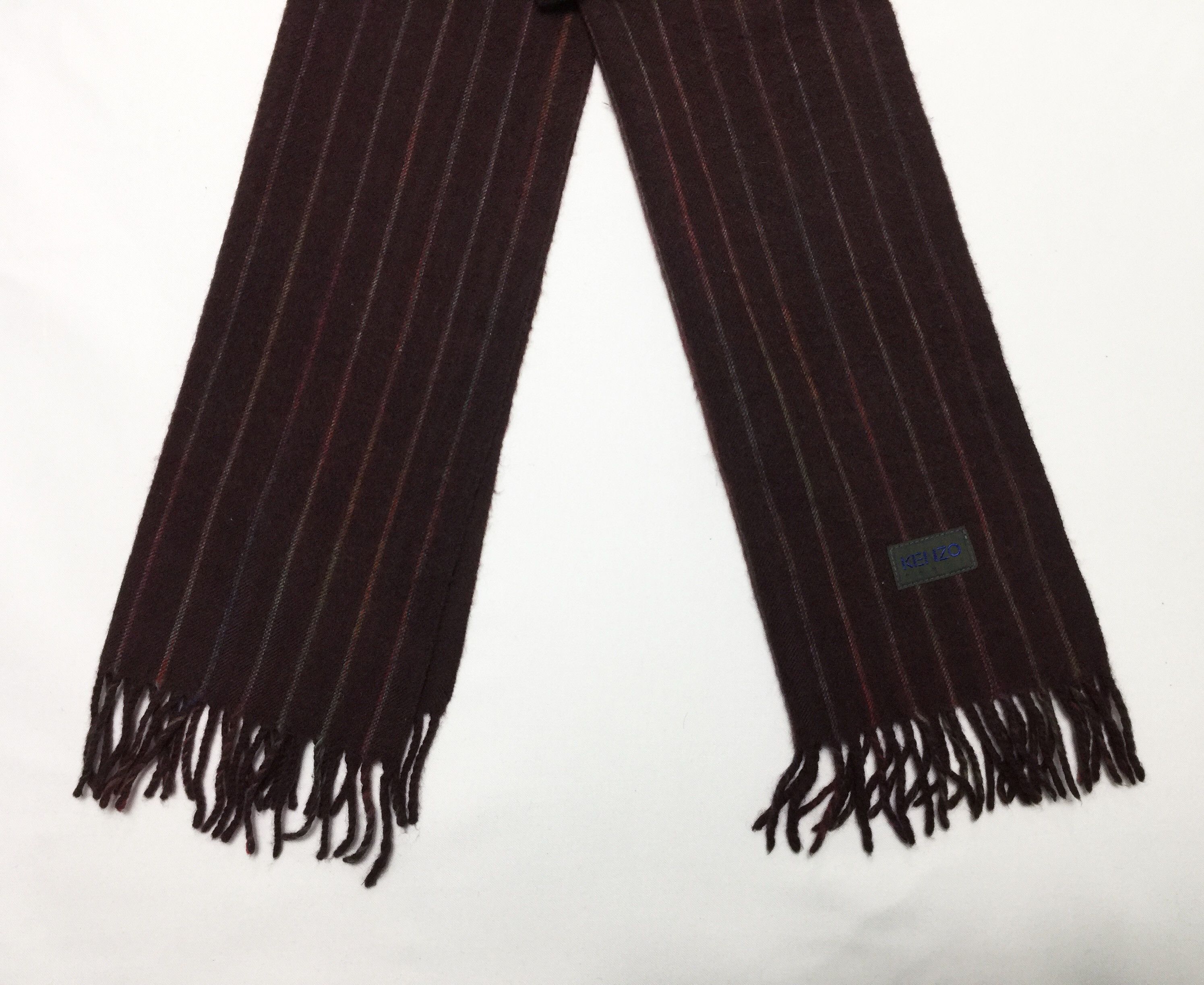 Kenzo Rare Kenzo Wool Muffler Scarf / Made in Japan Size ONE SIZE - 2 Thumbnail