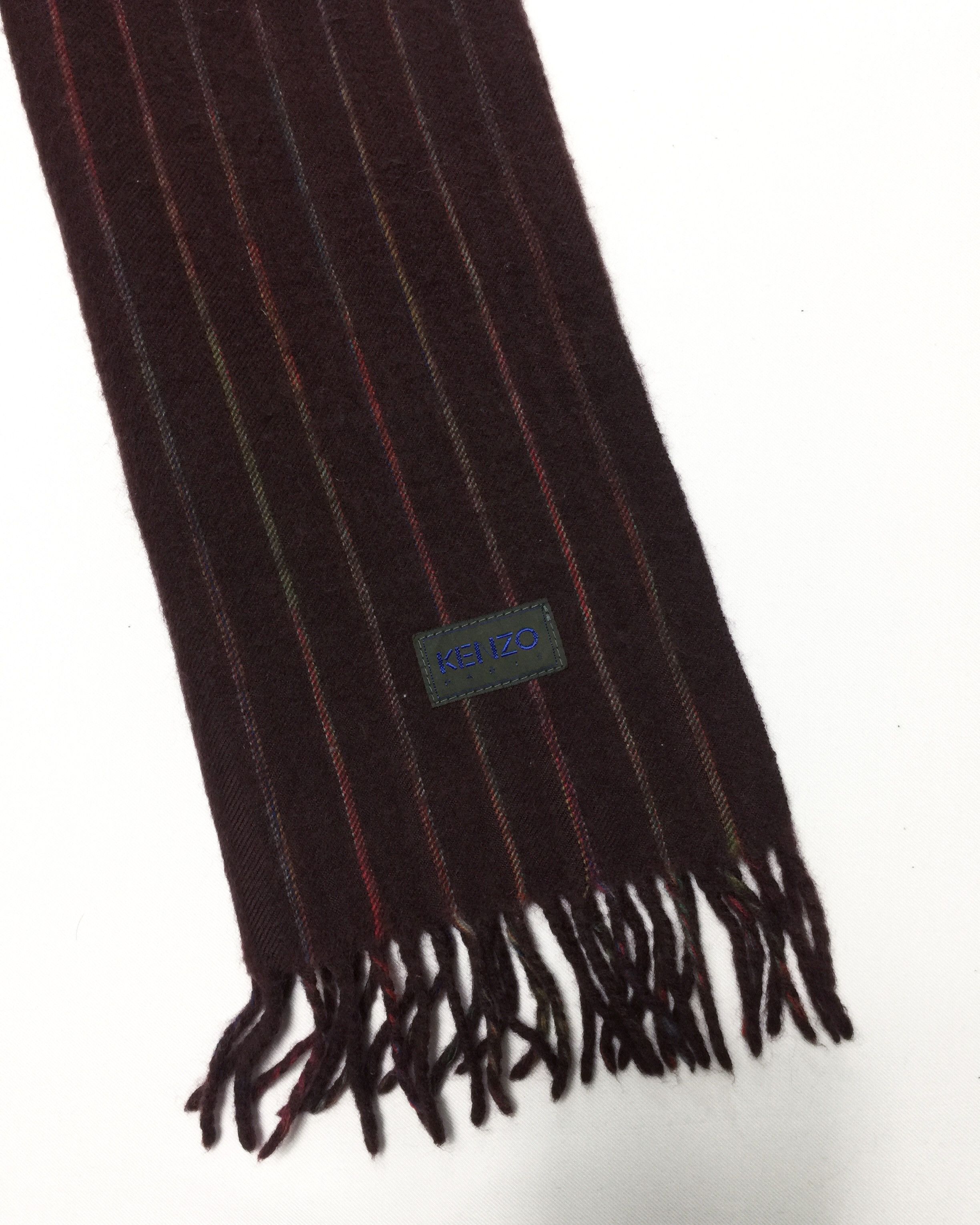 Kenzo Rare Kenzo Wool Muffler Scarf / Made in Japan Size ONE SIZE - 3 Thumbnail