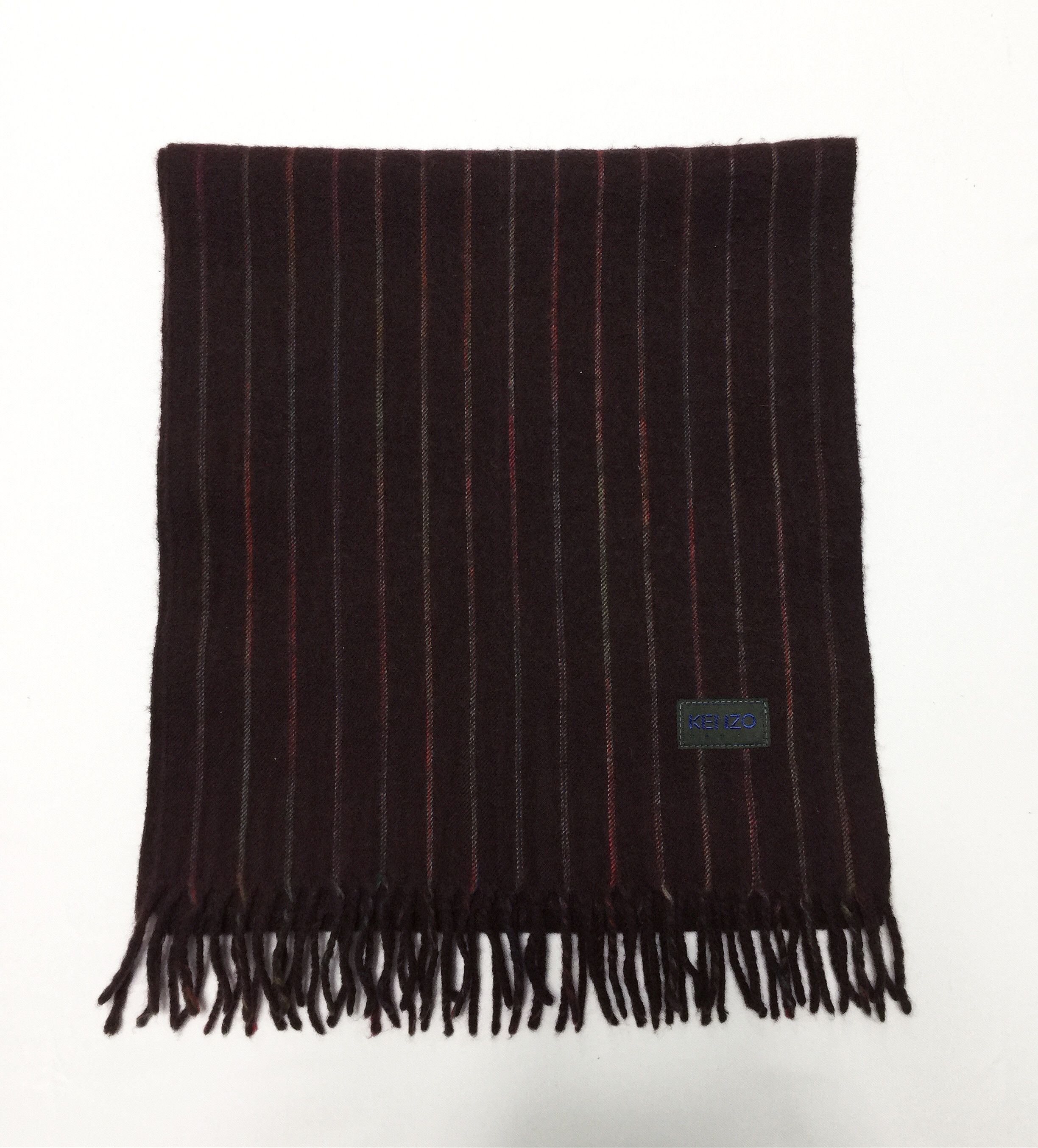 Kenzo Rare Kenzo Wool Muffler Scarf / Made in Japan Size ONE SIZE - 6 Thumbnail