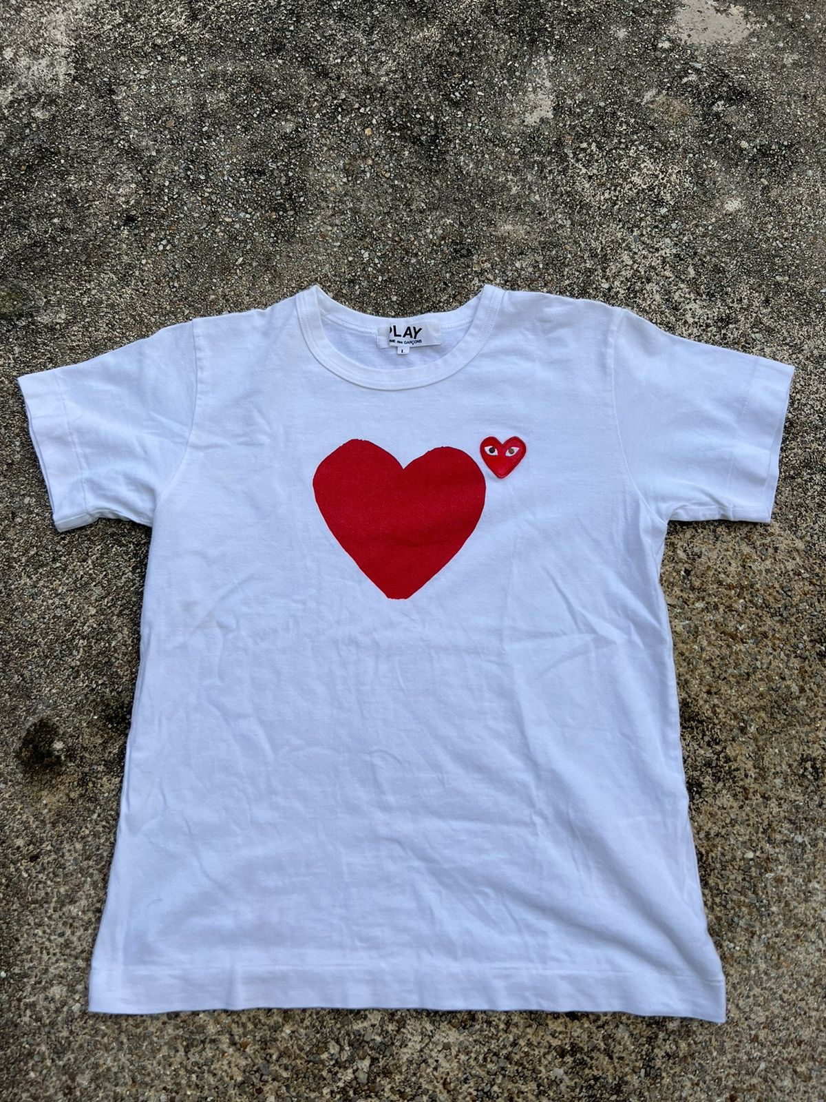 Comme des Garcons × Japanese Brand Comme Des Garcons Big Logo Spell Out Shirt Size US L / EU 52-54 / 3 - 1 Thumbnail