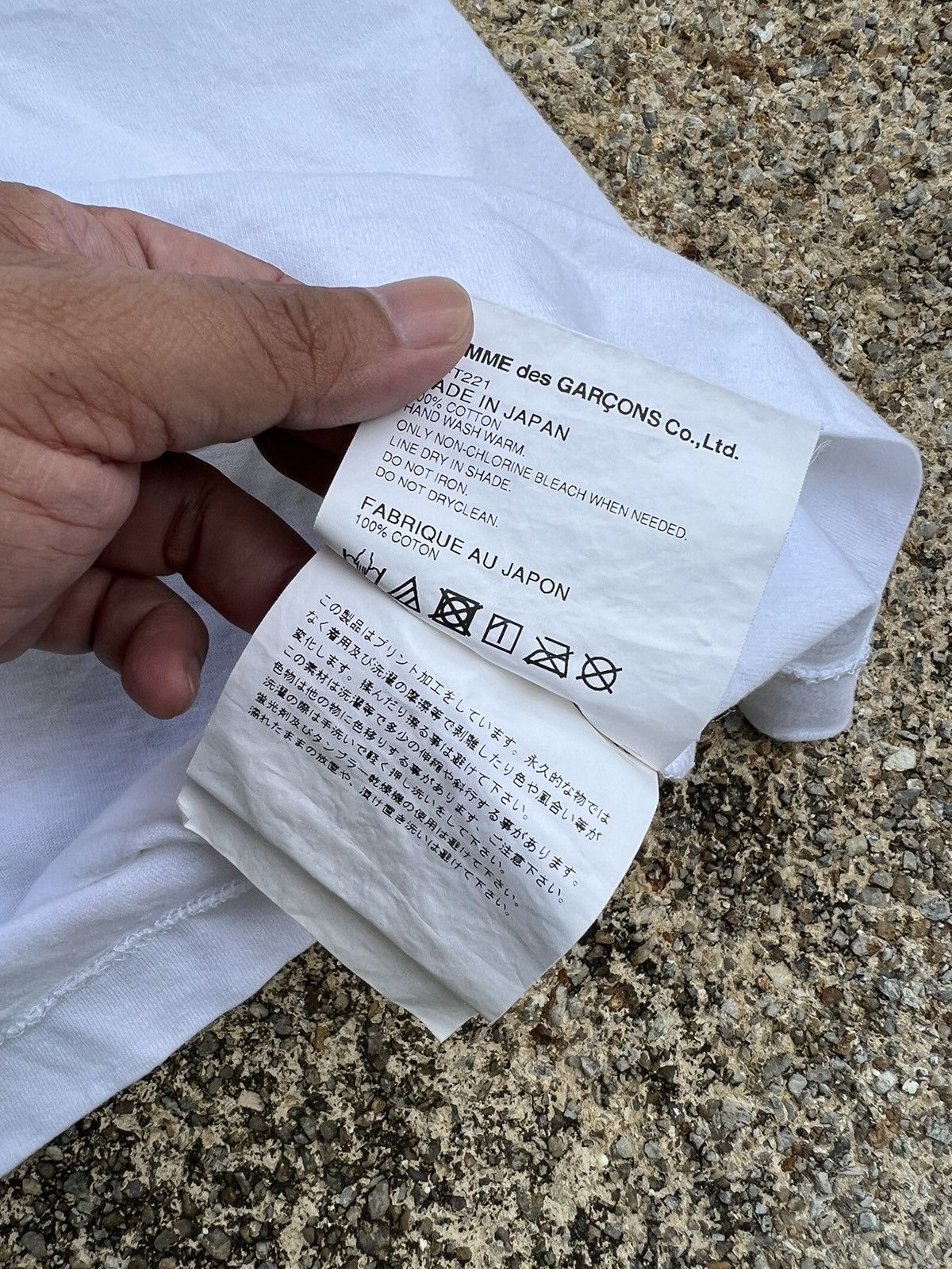 Comme des Garcons × Japanese Brand Comme Des Garcons Big Logo Spell Out Shirt Size US L / EU 52-54 / 3 - 6 Thumbnail