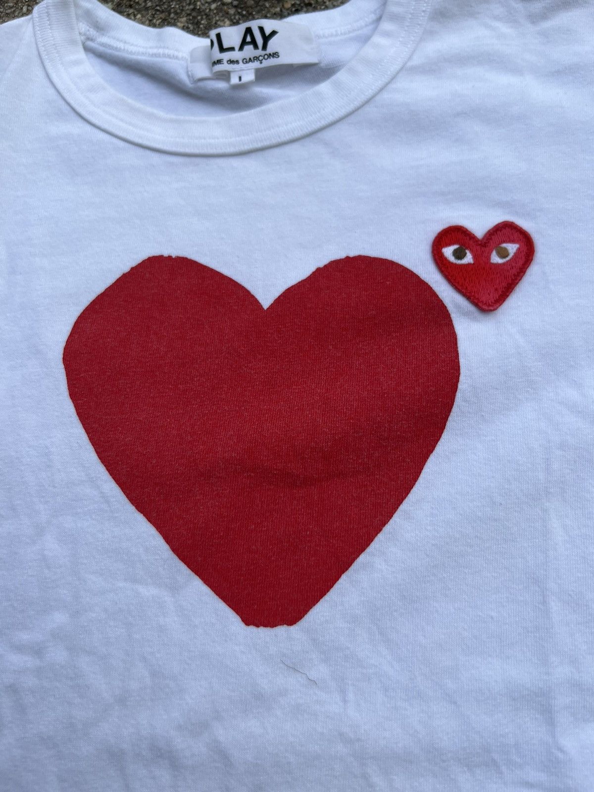 Comme des Garcons × Japanese Brand Comme Des Garcons Big Logo Spell Out Shirt Size US L / EU 52-54 / 3 - 4 Thumbnail