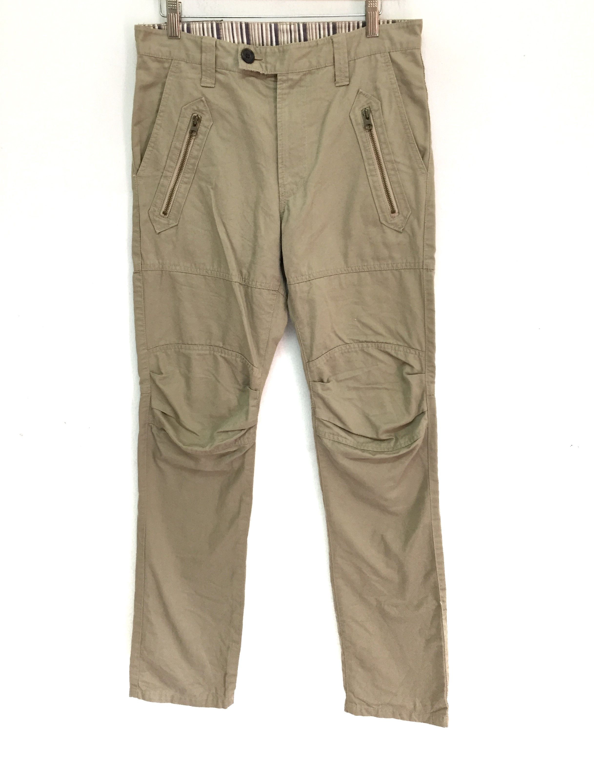 Japanese Brand × PPFM multipocket double knee rider herringbone Pants Size US 31 - 1 Thumbnail