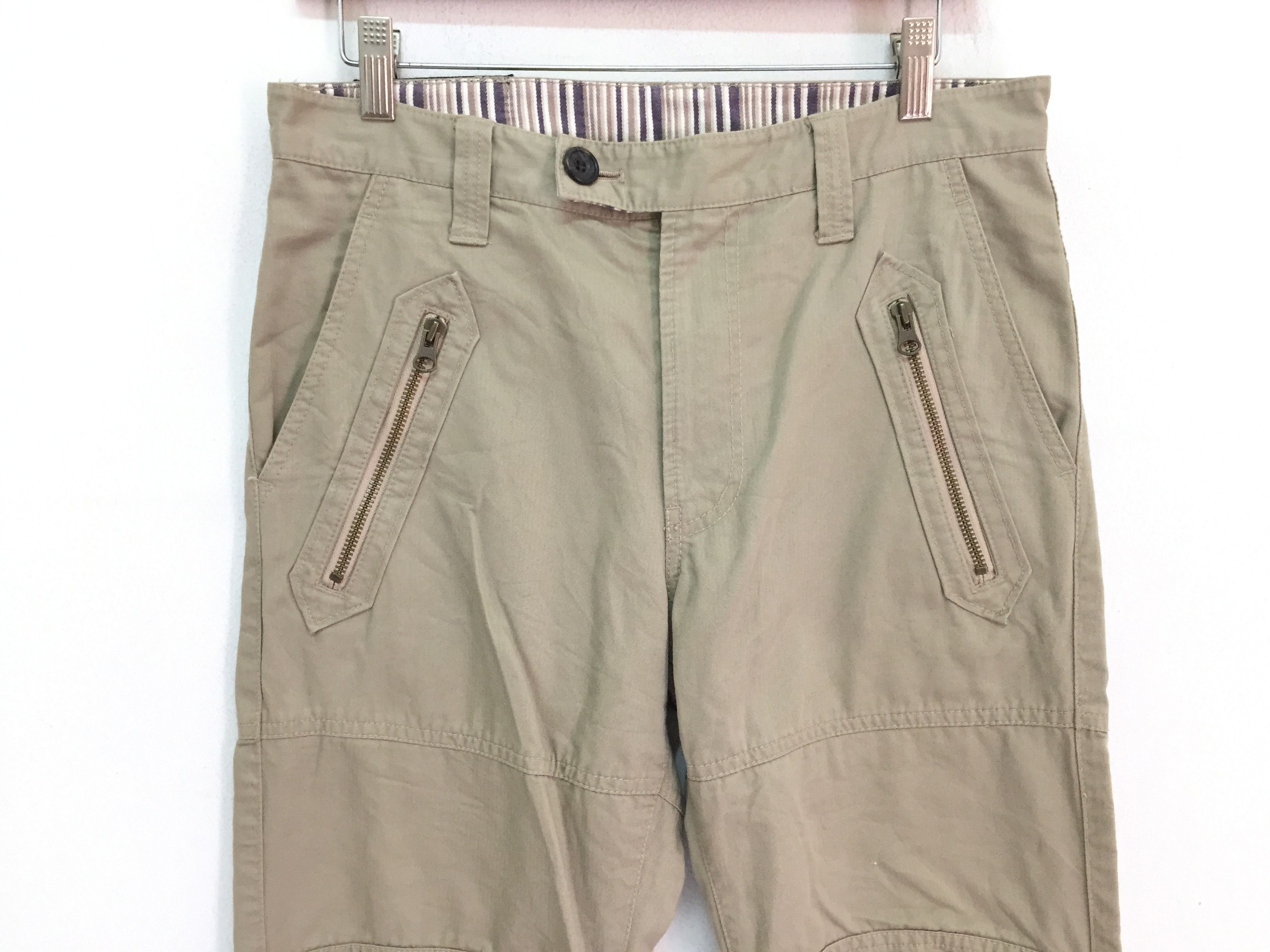 Japanese Brand × PPFM multipocket double knee rider herringbone Pants Size US 31 - 3 Thumbnail
