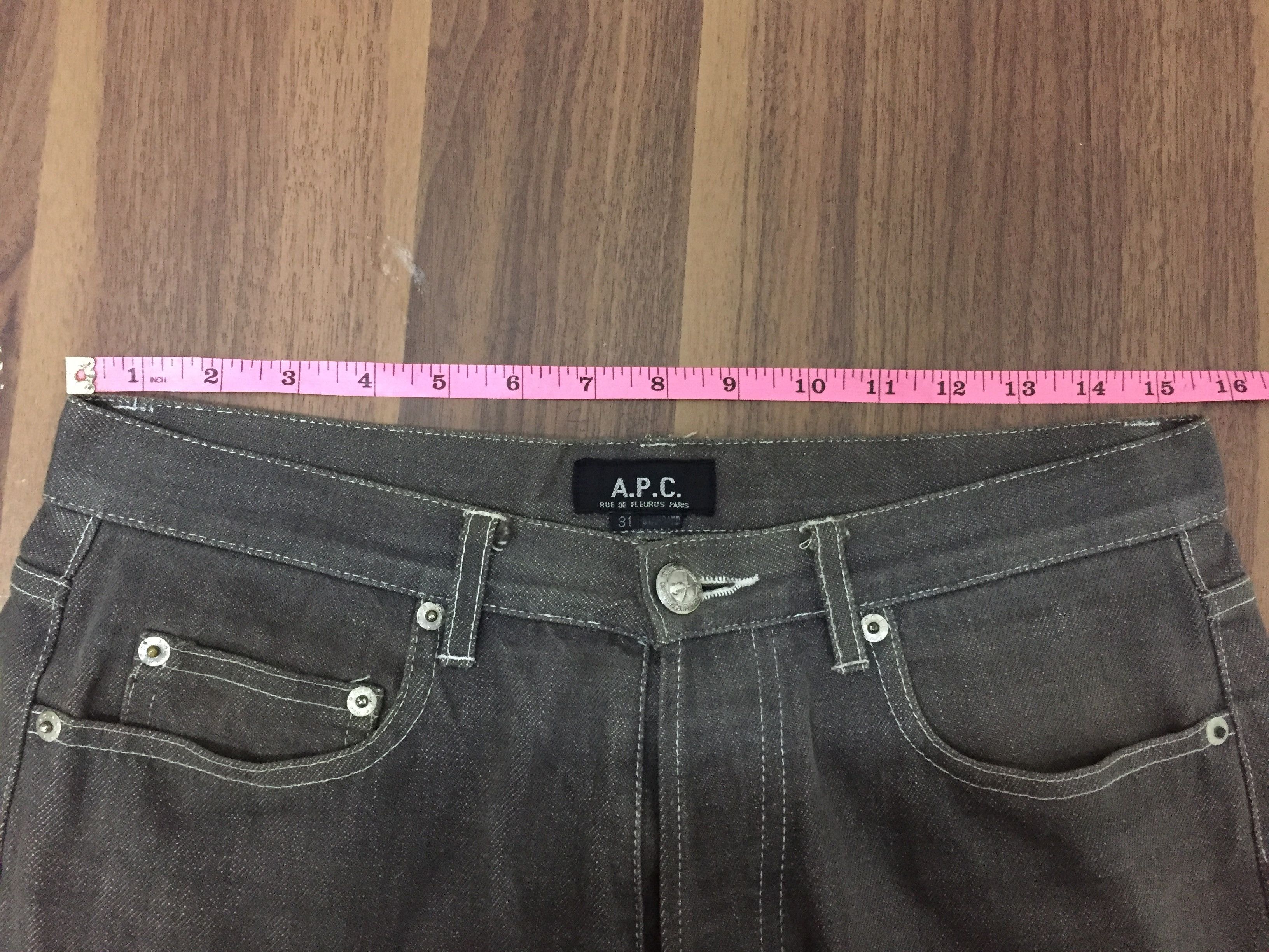 A.P.C. RAW denim selvedge Brown denim Size US 31 - 8 Thumbnail