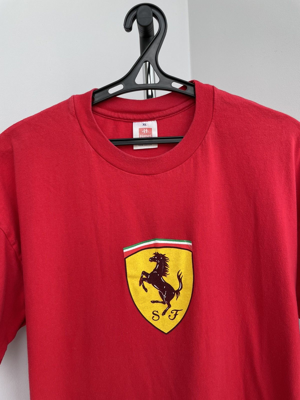 Ferrari × Vintage Vintage Ferrari Big Logo Racing Tee Size US XL / EU 56 / 4 - 2 Thumbnail