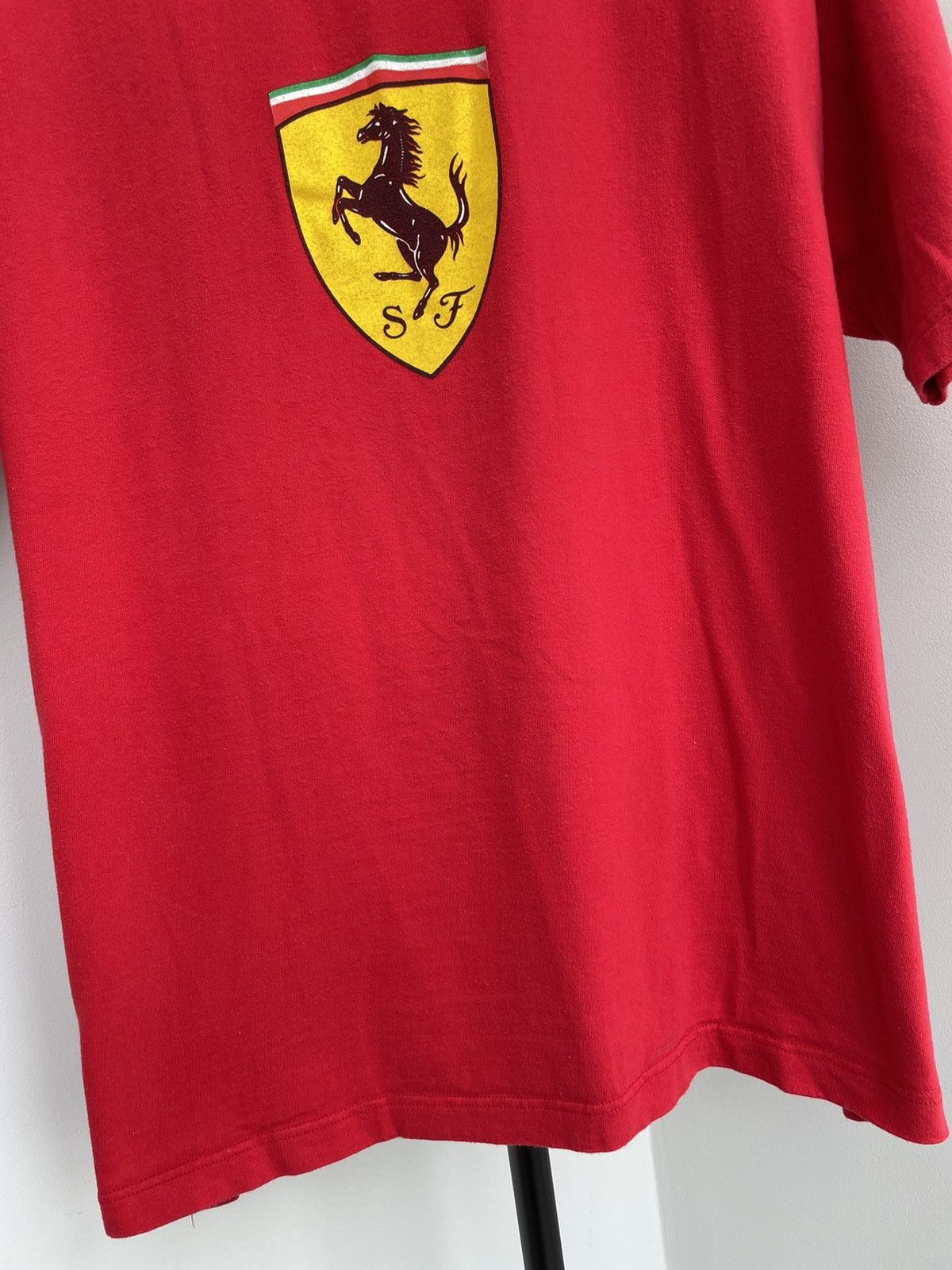 Ferrari × Vintage Vintage Ferrari Big Logo Racing Tee Size US XL / EU 56 / 4 - 3 Thumbnail