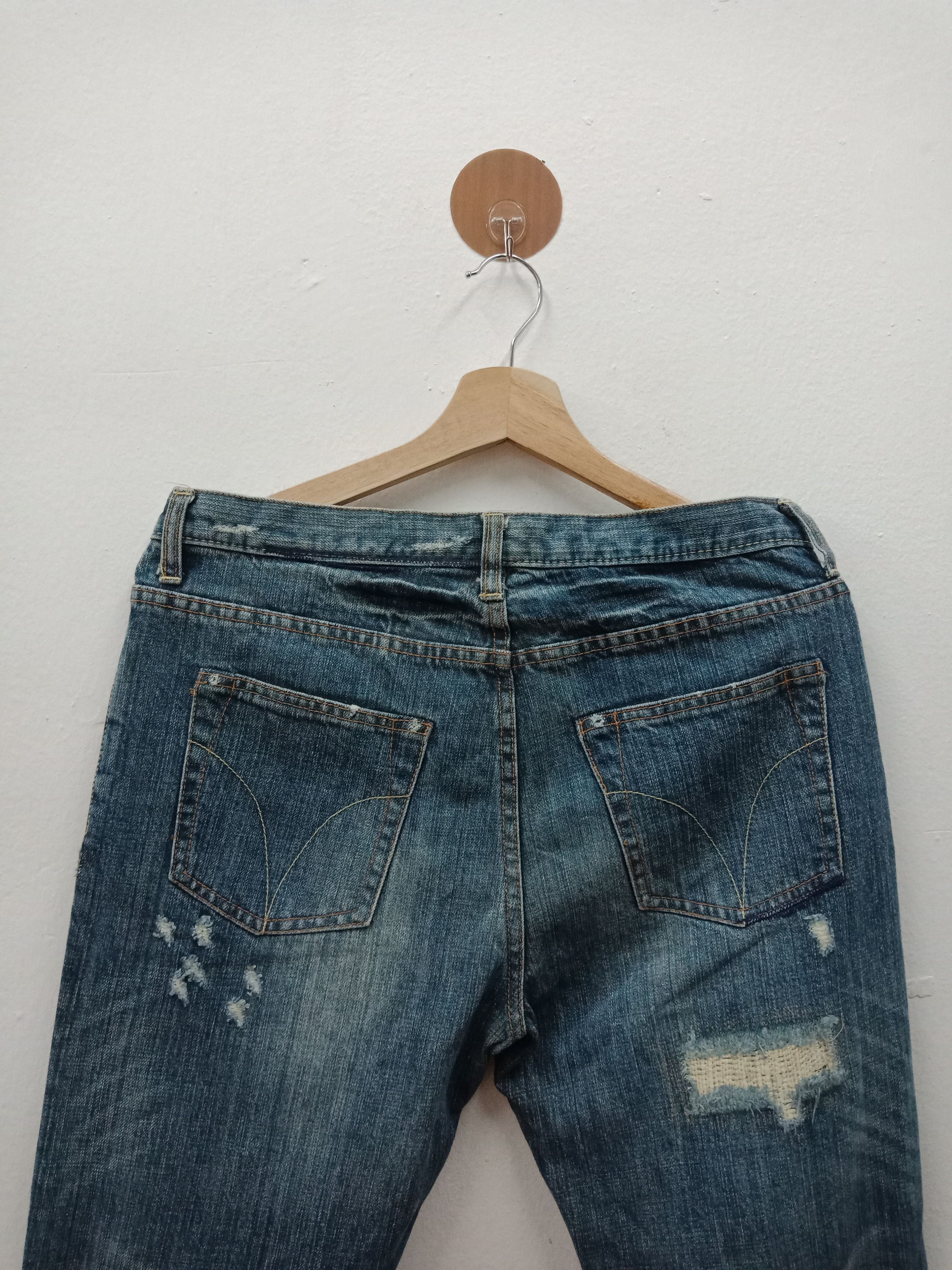In The Attic Rob Distressed Shredded Studded Inspired By Undercover Size US 31 - 8 Thumbnail