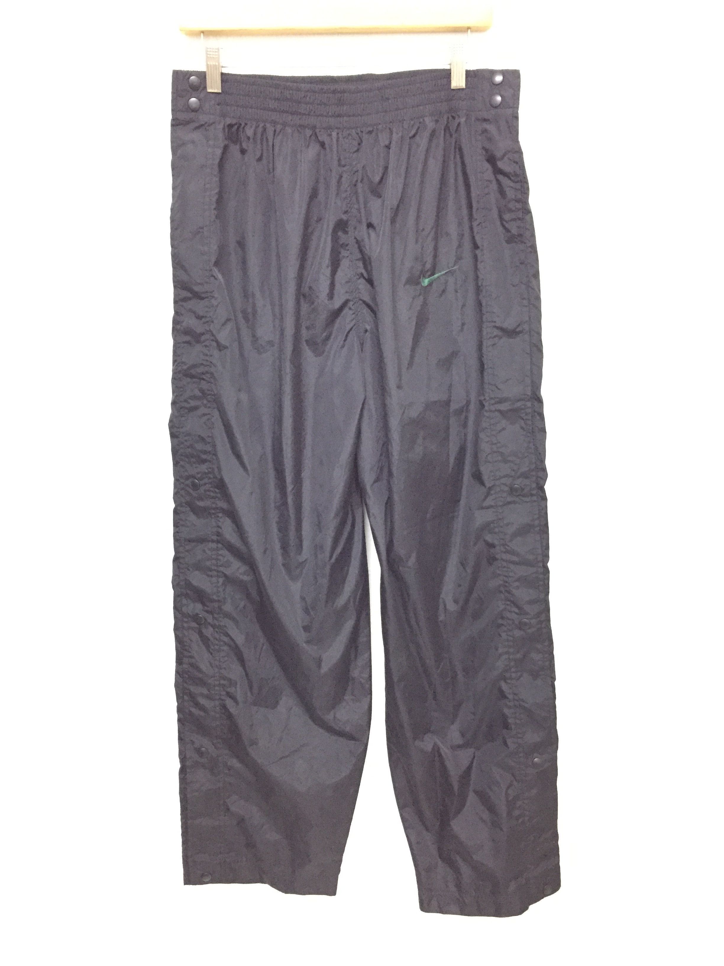 Nike × Vintage 90's NIKE side snap button swoosh nylon pants Size US 34 / EU 50 - 3 Thumbnail