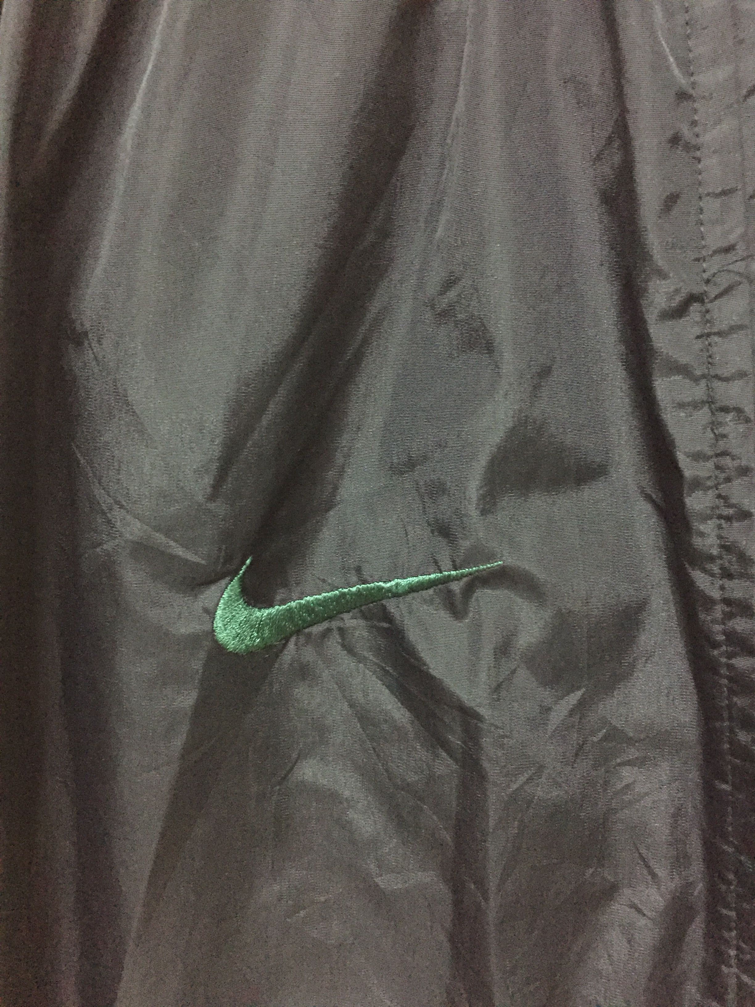 Nike × Vintage 90's NIKE side snap button swoosh nylon pants Size US 34 / EU 50 - 5 Thumbnail