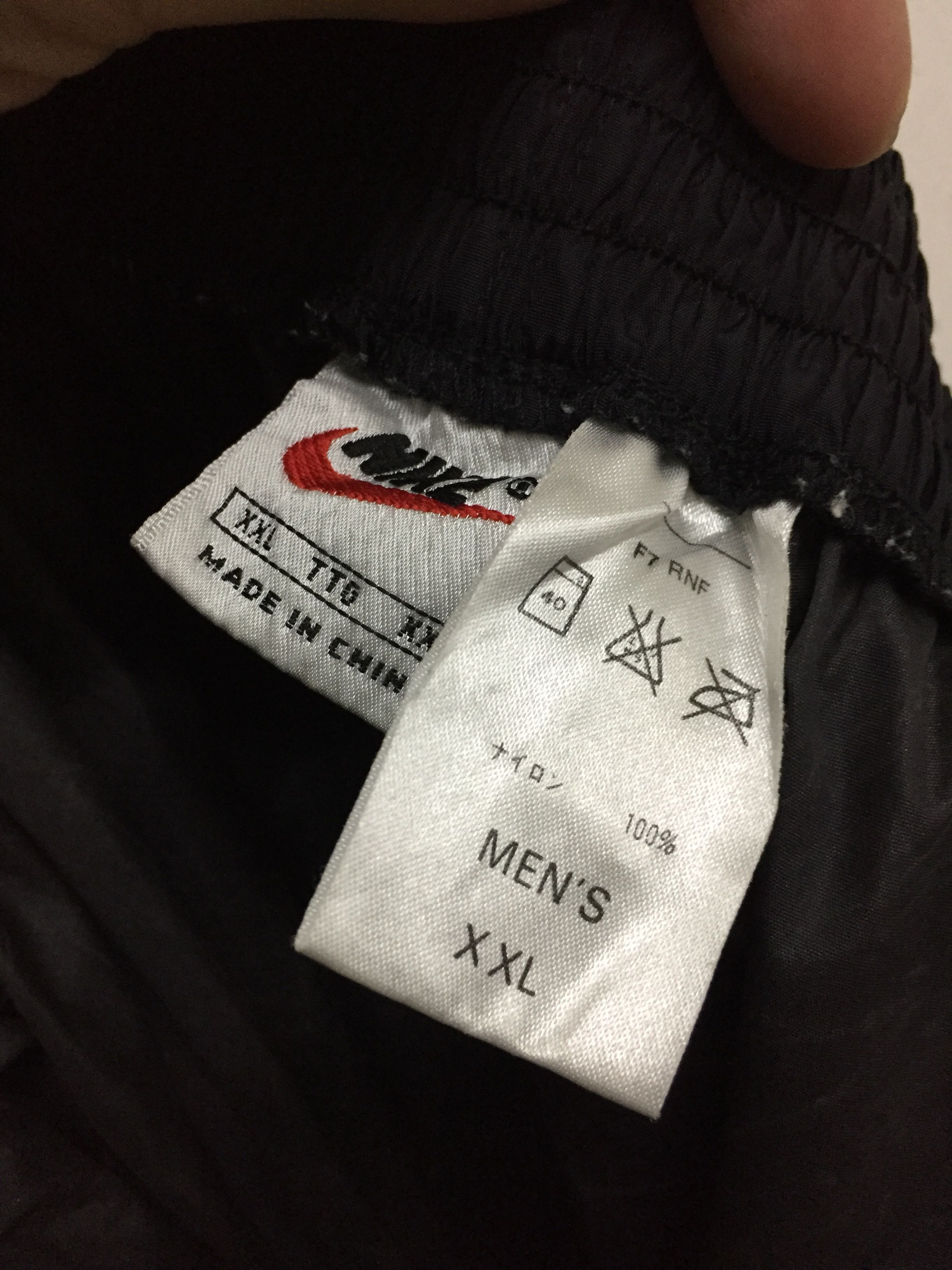 Nike × Vintage 90's NIKE side snap button swoosh nylon pants Size US 34 / EU 50 - 8 Thumbnail