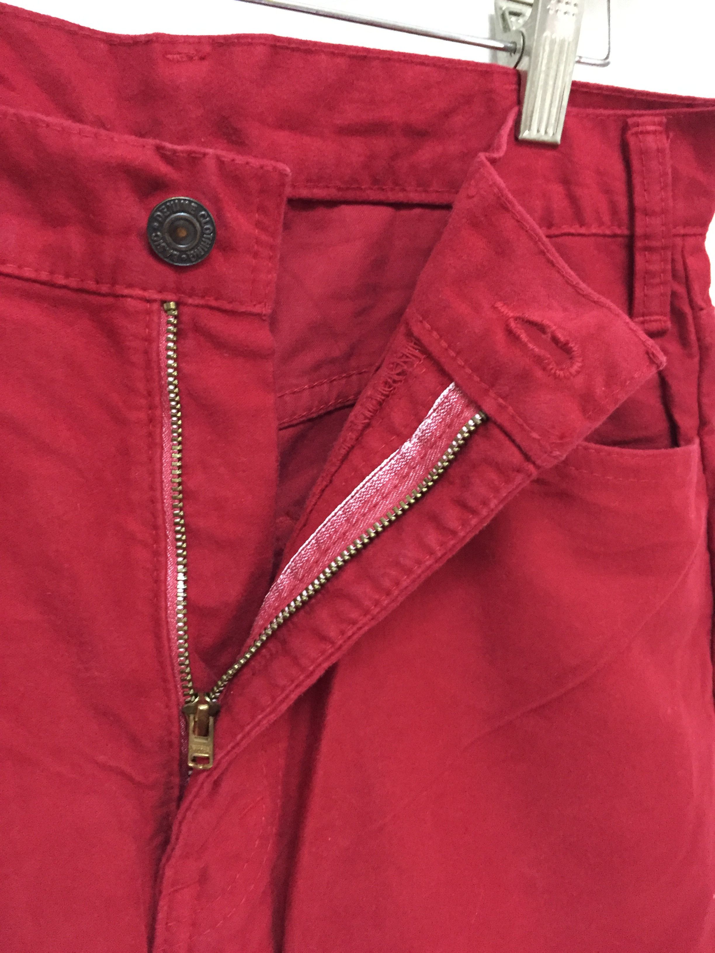 Denime DENIME Japan Red Neon pants Size US 29 - 4 Thumbnail