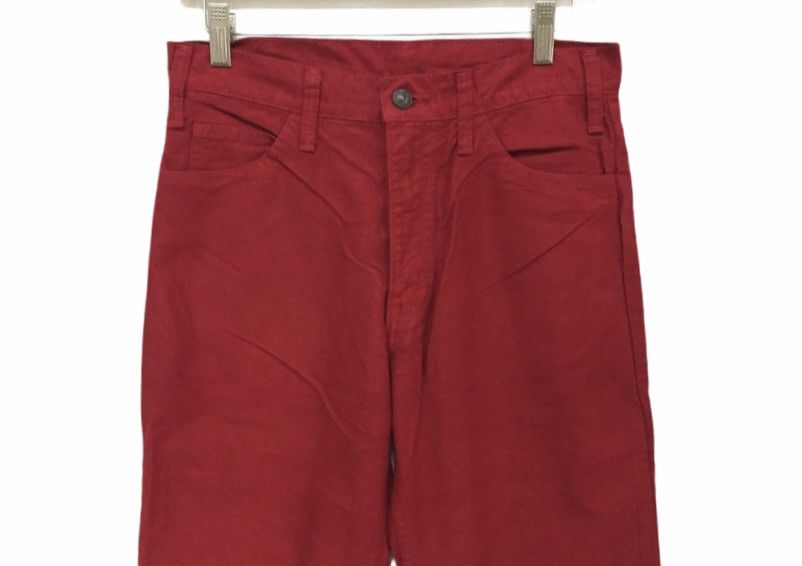Denime DENIME Japan Red Neon pants Size US 29 - 2 Thumbnail