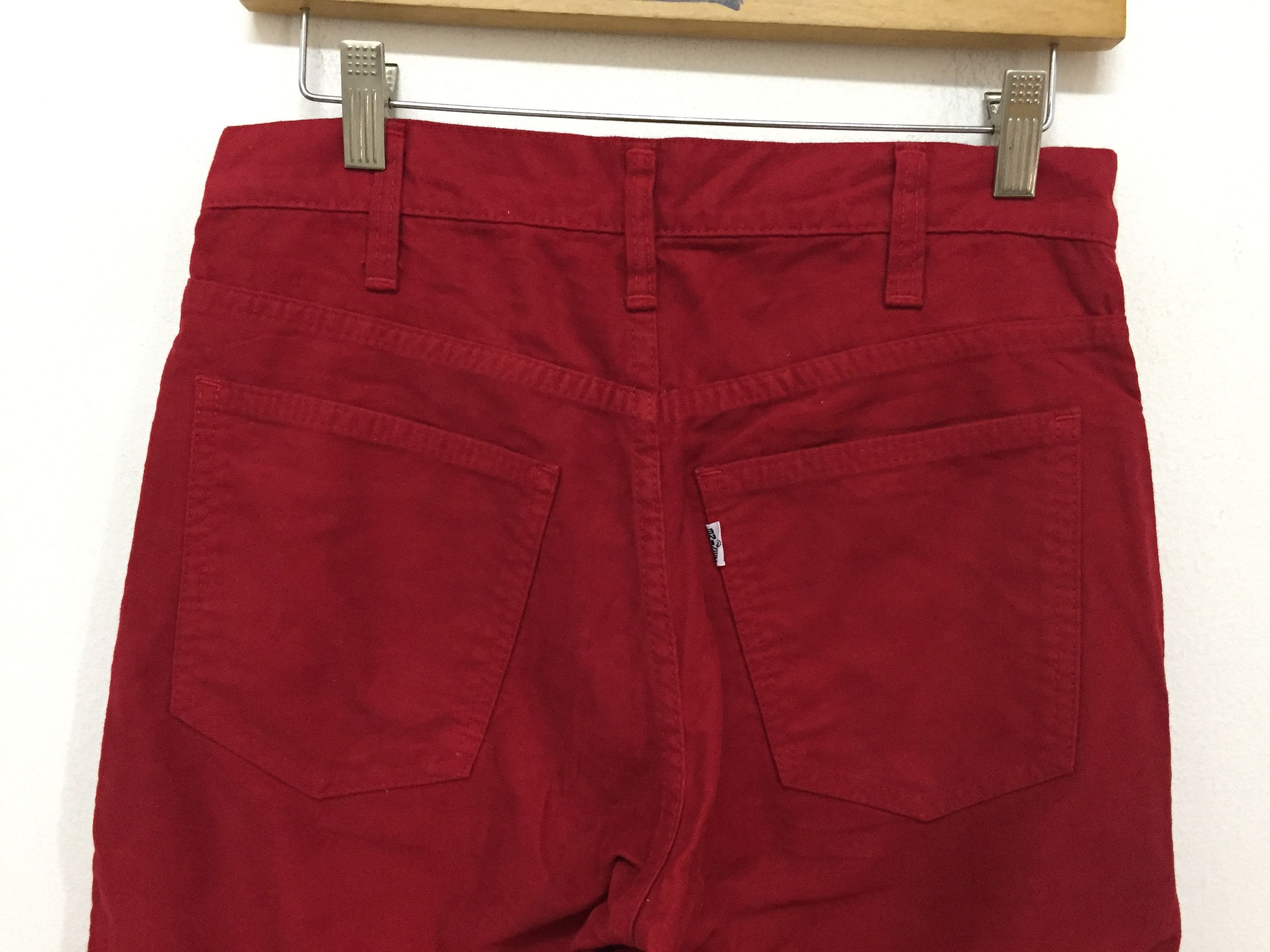 Denime DENIME Japan Red Neon pants Size US 29 - 6 Thumbnail