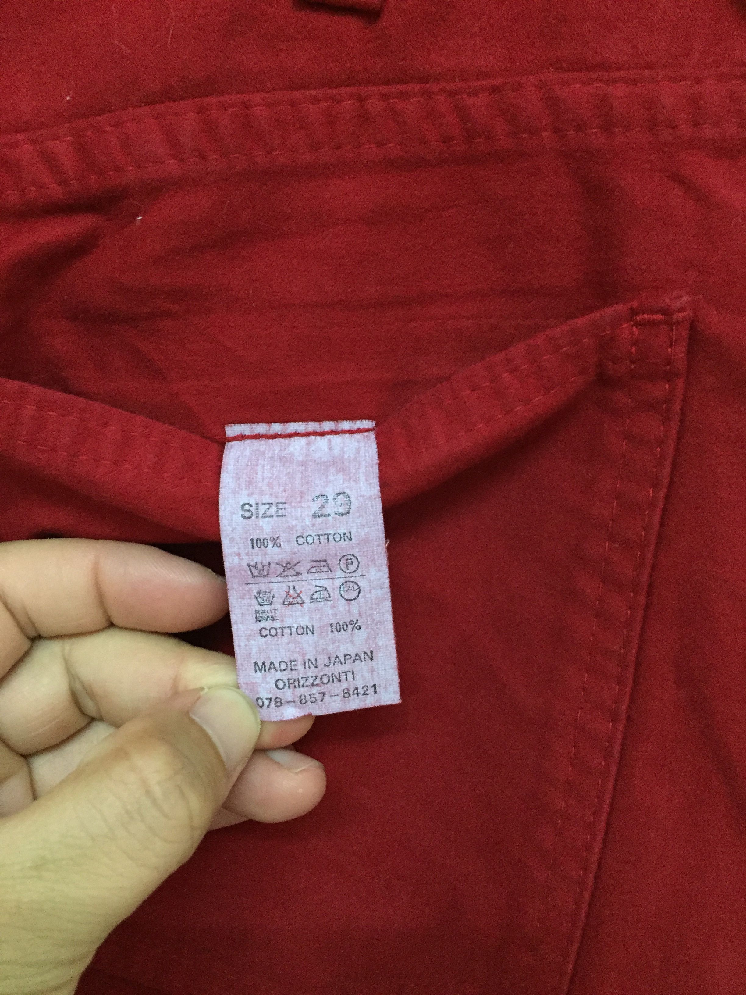Denime DENIME Japan Red Neon pants Size US 29 - 8 Thumbnail