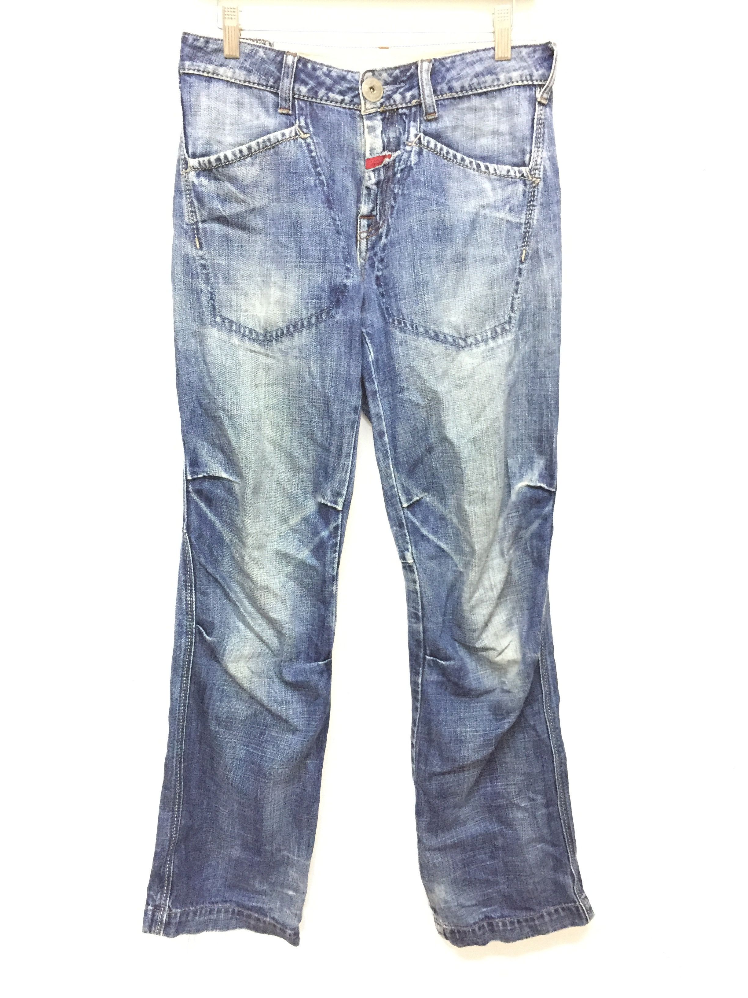 Marithe + Francois Girbaud MFG bush design distressed pants Size US 29 - 3 Thumbnail