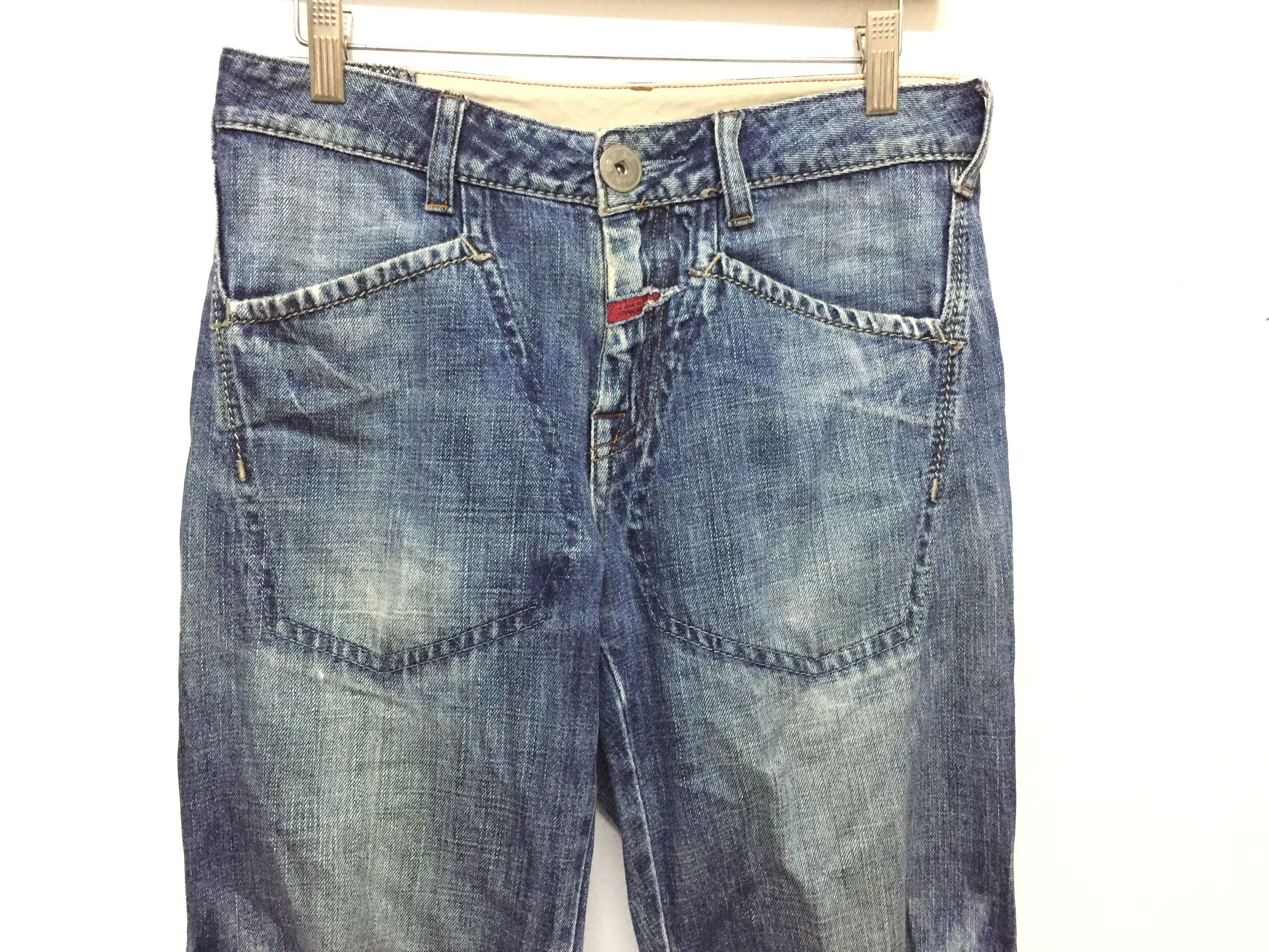 Marithe + Francois Girbaud MFG bush design distressed pants Size US 29 - 4 Thumbnail